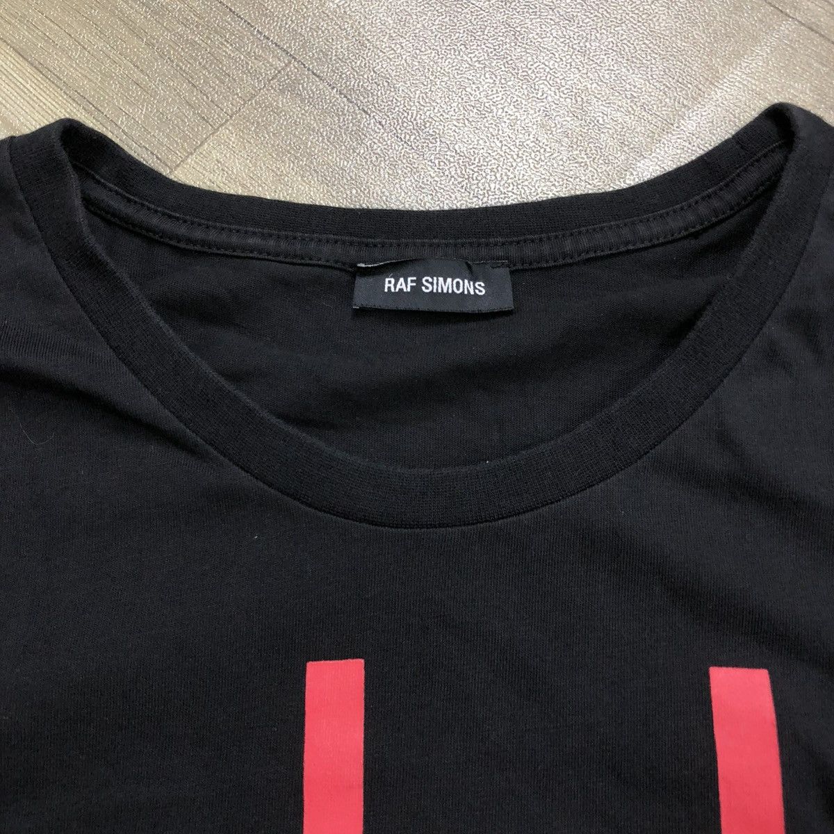 🇮🇹 SS18 Raf Simons New Order x Joy Division Flowers Black Tee