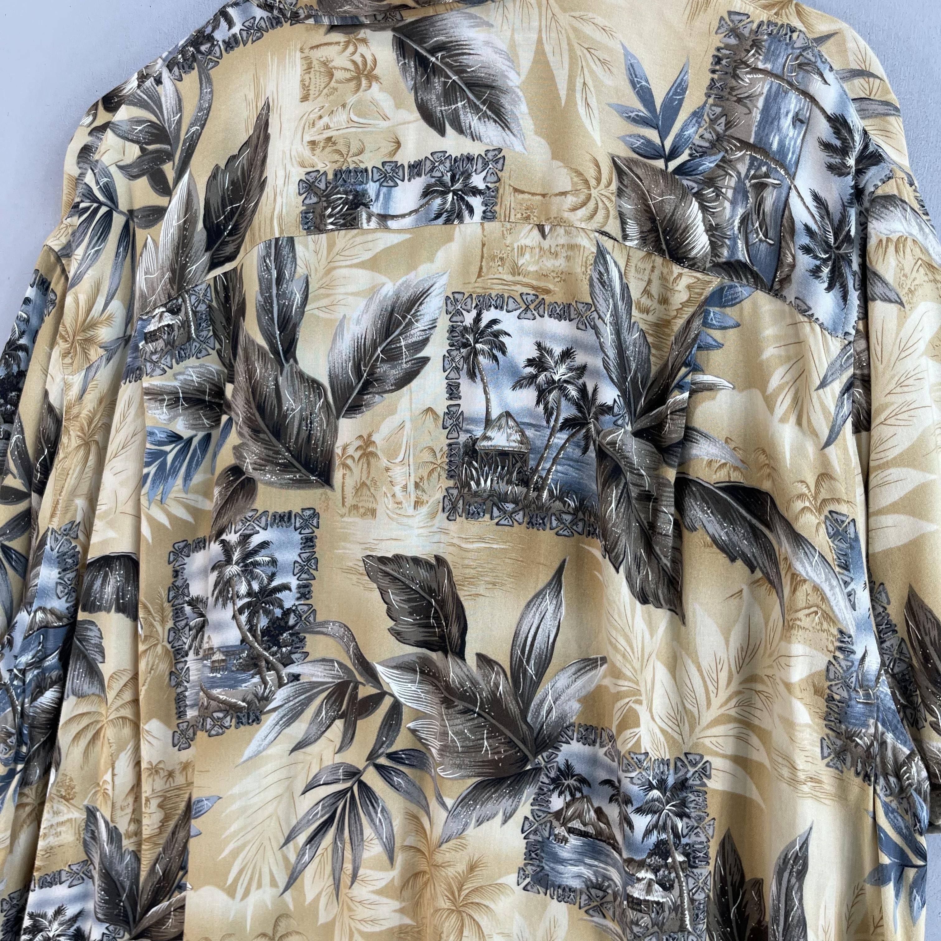 Japanese Brand Vintage Island Beach Tropical Floral Motive Hawaii Shirt Size US XXL / EU 58 / 5 - 8 Thumbnail