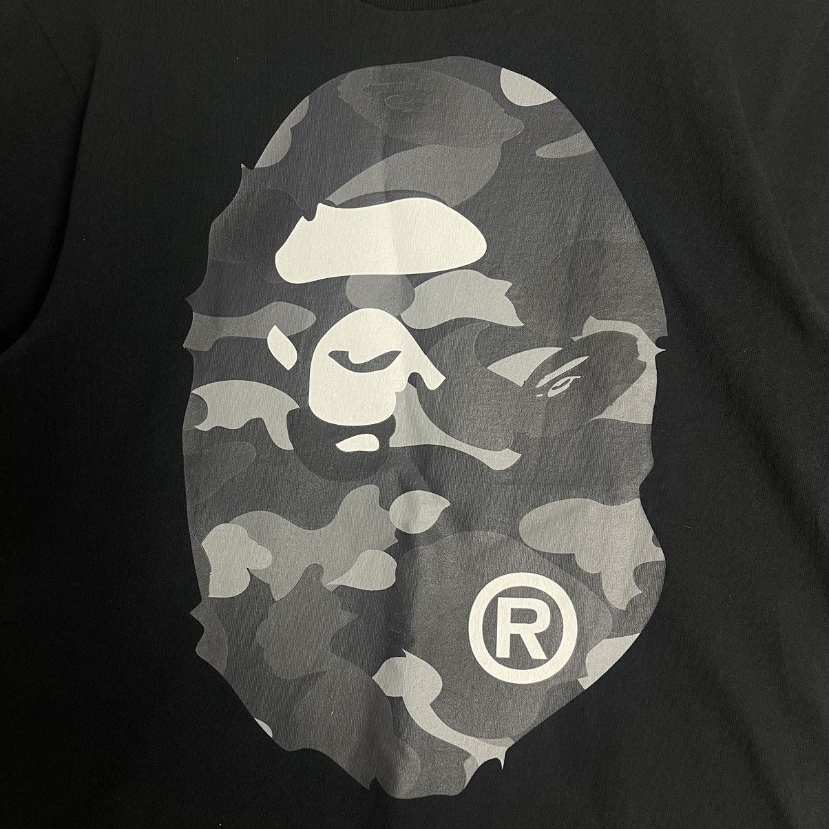 Bape Bathing Ape Camo Mirror Big Logo Tee Size US S / EU 44-46 / 1 - 3 Thumbnail