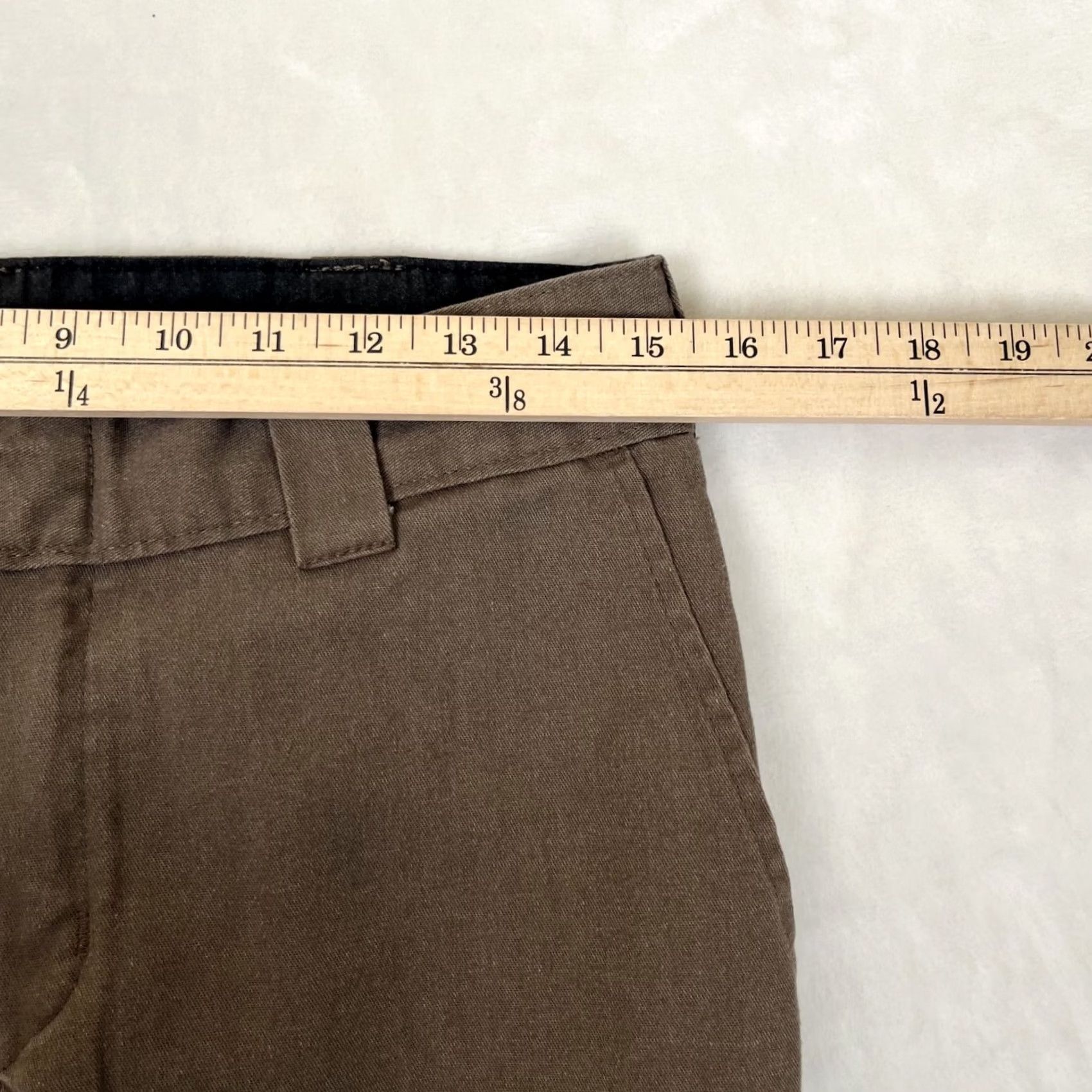 Dickies Dickies Pants Size 32x32 Brown Slim Straight Workwear Casual Cargo Mens Regular Waist Inseam 32 Cotton Polyester Vintage No Size US 32 / EU 48 - 4 Thumbnail