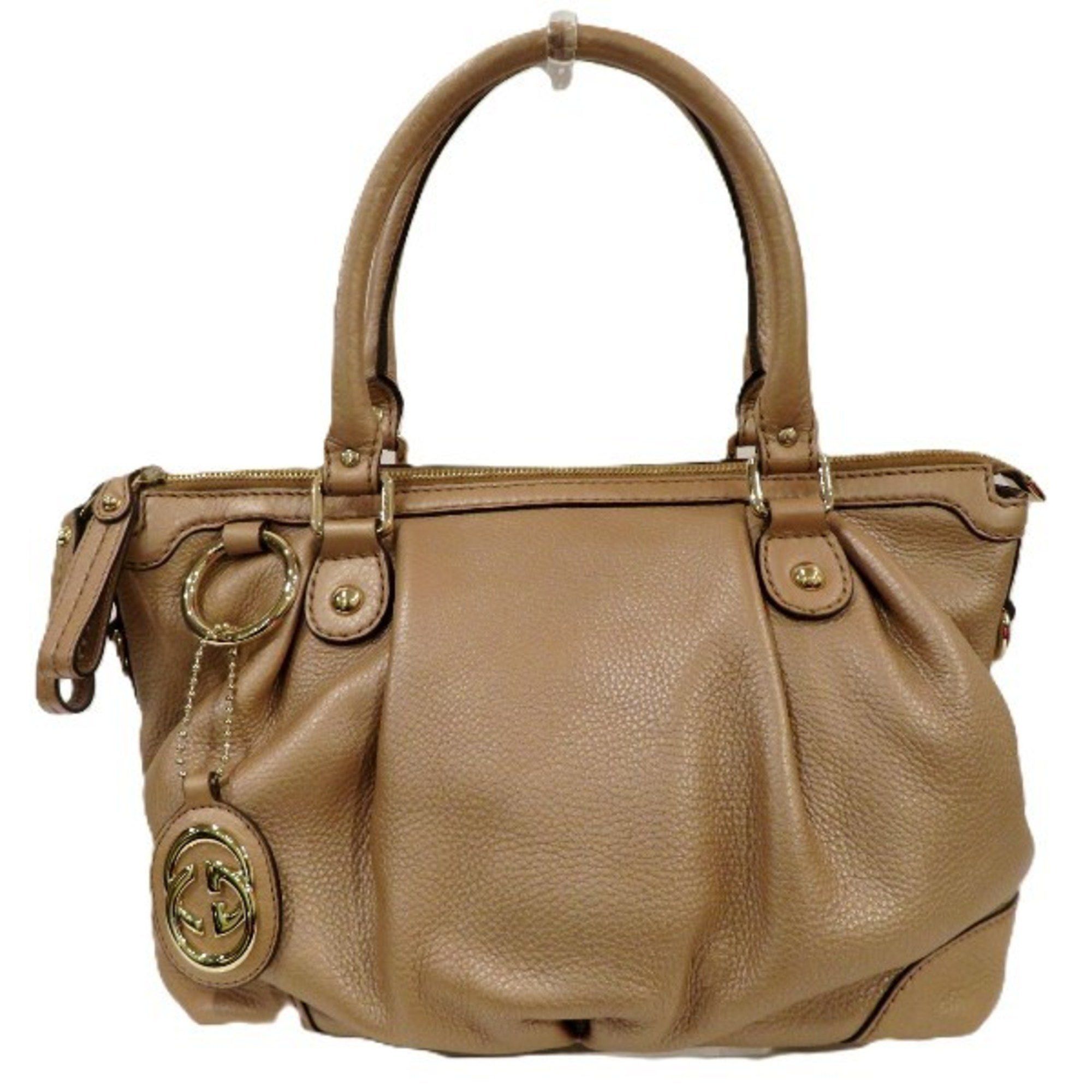 Gucci 24790 Bag 2Wey Shoulder Women's in Beige