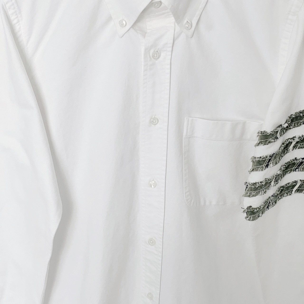 Thom Browne THOM BROWNE Tassel Classic Four-Bar Long Sleeve Shirt K26WX Size US XS / EU 42 / 0 - 6 Thumbnail