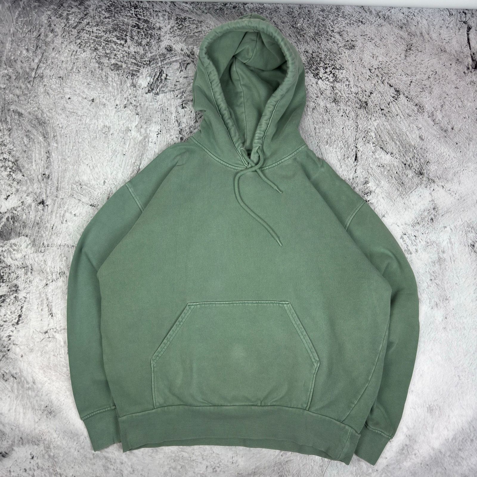 Weekday Weekday Alisa Women Moss Green Cotton Fleece Pullover Hoodie Size XS / US 0-2 / IT 36-38 - 2 Thumbnail