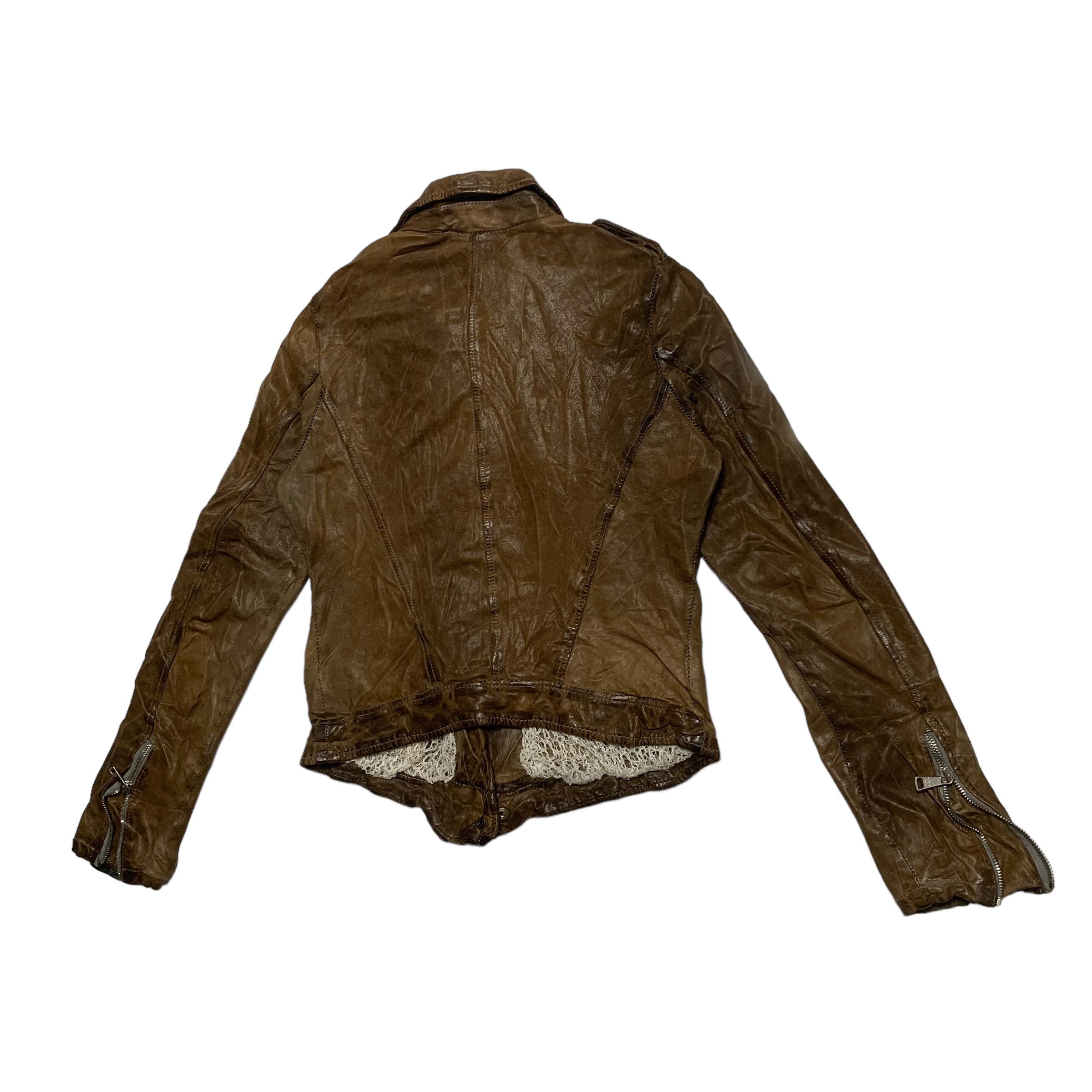 Giorgio Brato Giorgio Brato Biker Leather Jacket Size M / US 6-8 / IT 42-44 - 10 Thumbnail
