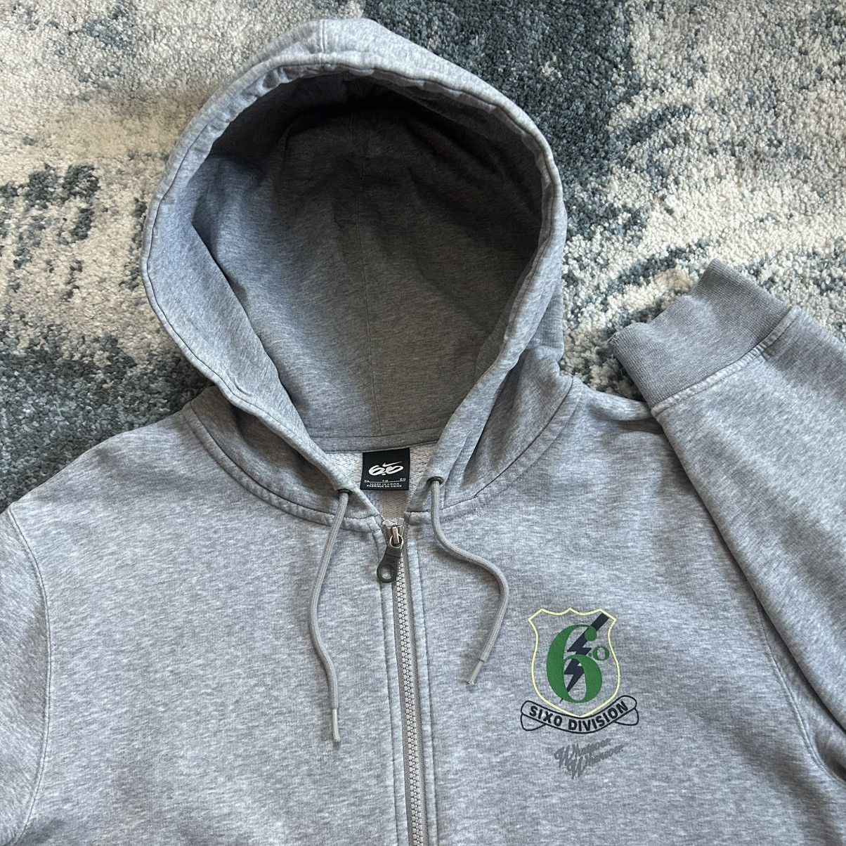 Nike 2011 NiKE 6.0 SiXO DiViSiON HEATHER GREY YKK ZiP UP HOODiE Size US XL / EU 56 / 4 - 1 Thumbnail
