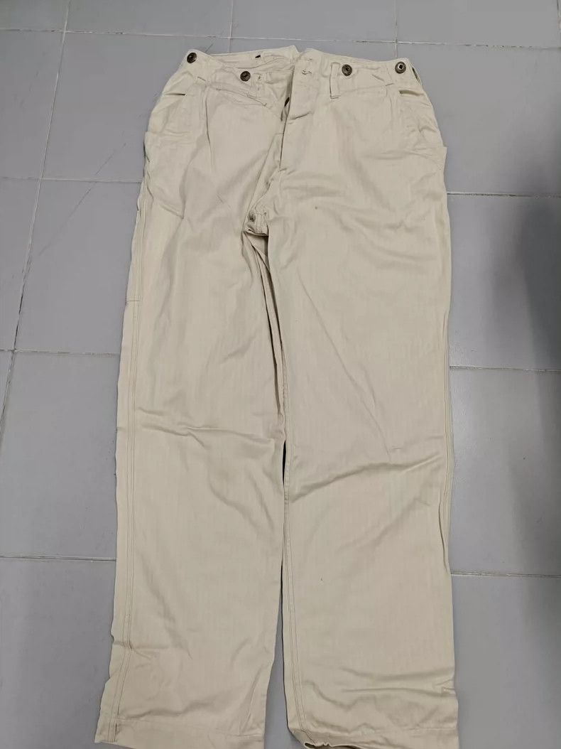Freewheelers FREEWHEELERS Conductor white trousers Size US 34 / EU 50 - 1 Thumbnail