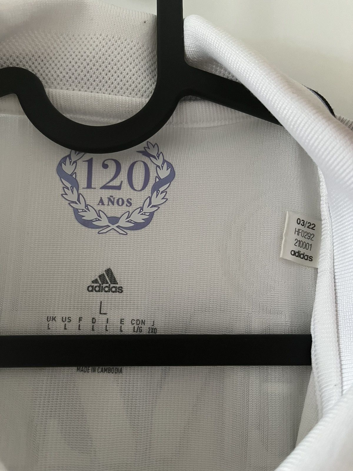 Real Madrid adidas 2022/2023 domowa Benzema Authentic — zdjęcie 6