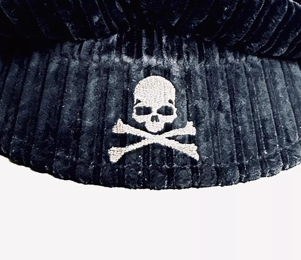 Mastermind Japan mmj 11aw velvet corduroy newsboy cap D-ring silver skull M Size ONE SIZE - 6 Thumbnail