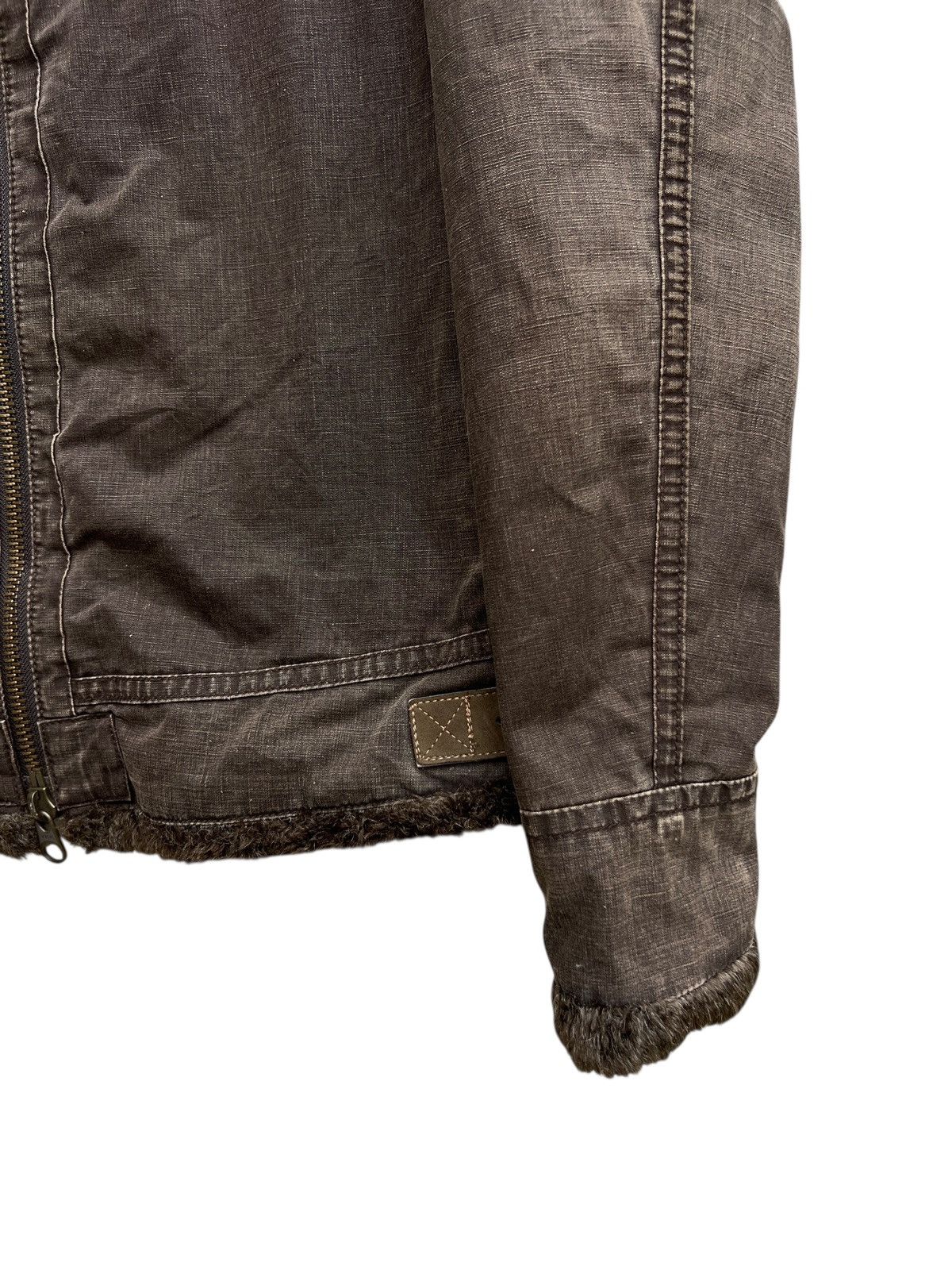 Johnbull Johnbull Alpaca Fur Canvas Sunfaded Brown Jacket Size US M / EU 48-50 / 2 - 10 Thumbnail