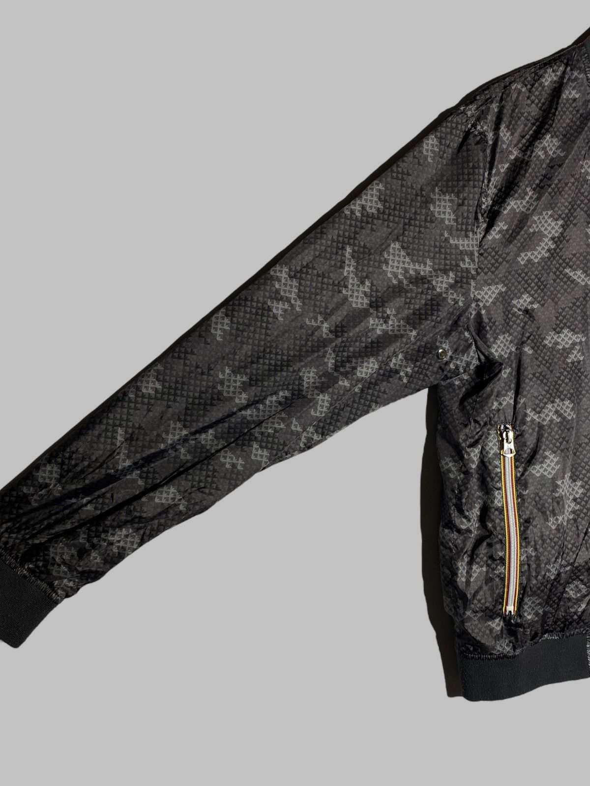 Armani 🔥 Y2K ARMANI JEANS REVERSIBLE NYLON BOMBER MILANO FLEX Size US L / EU 52-54 / 3 - 15 Thumbnail
