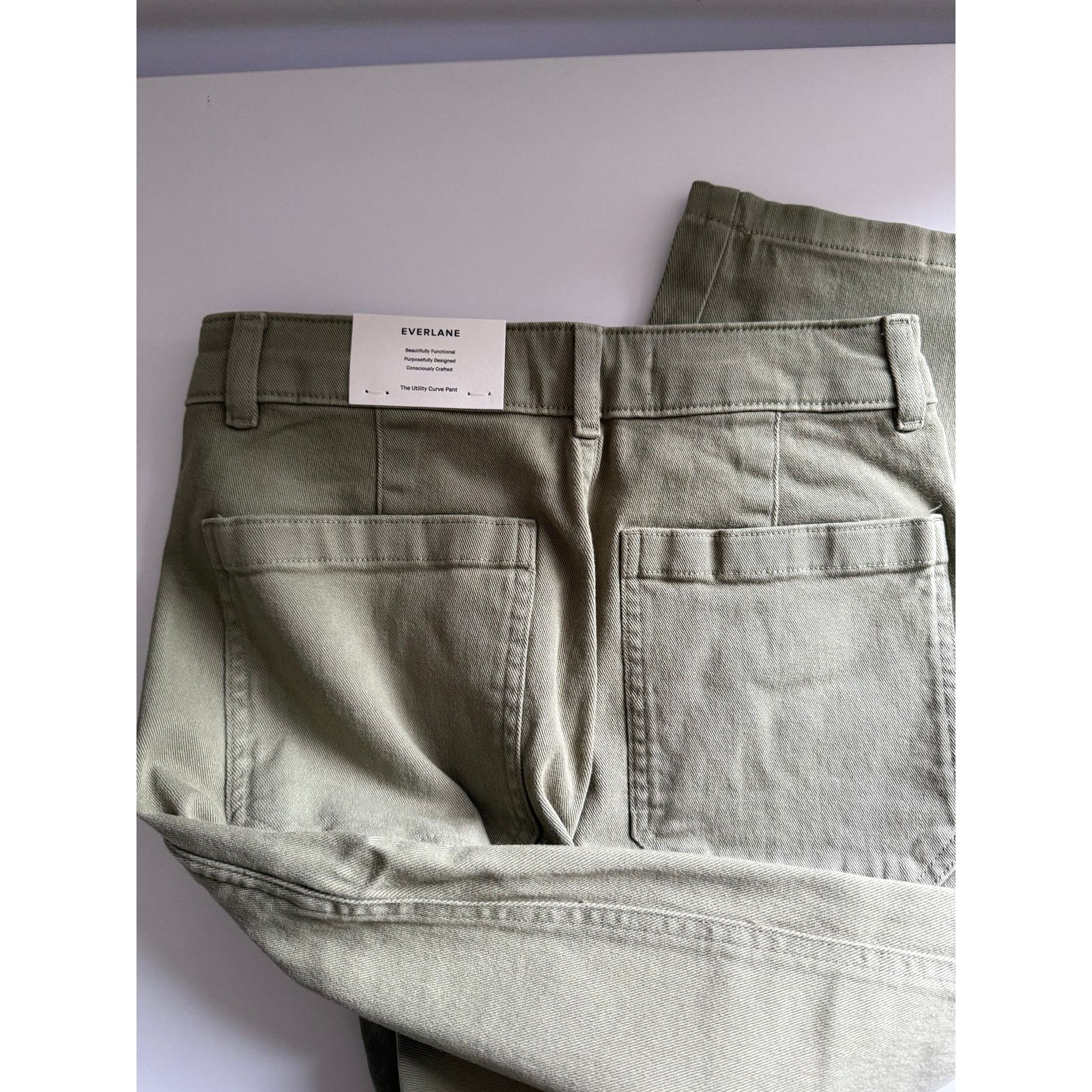 Everlane $128 New Everlane Utility Curve Pant - Green - size 2 Size 26" / US 2 / IT 38 - 7 Thumbnail