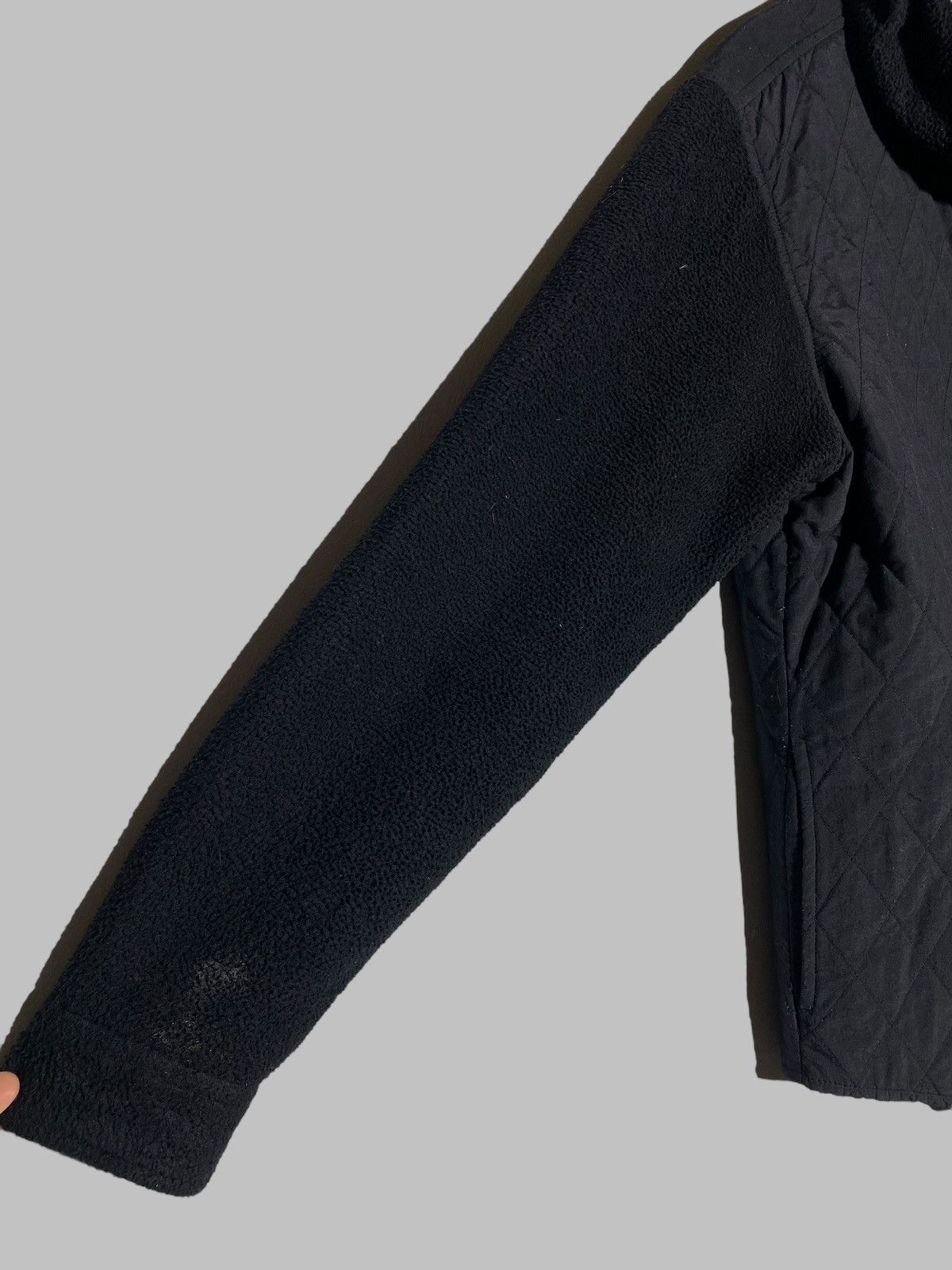 Supreme Supreme Hooded Fleece Nylon Shirt Jacket Black Size US M / EU 48-50 / 2 - 14 Thumbnail