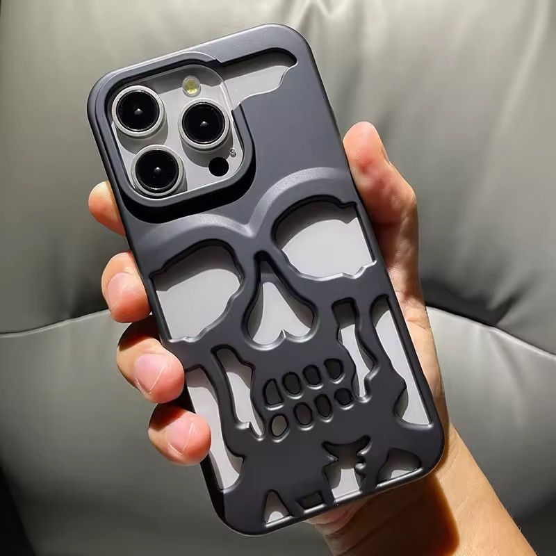 Other Iphone 17 Pro Max Case Gothic Punk Skeleton Size ONE SIZE - 3 Thumbnail