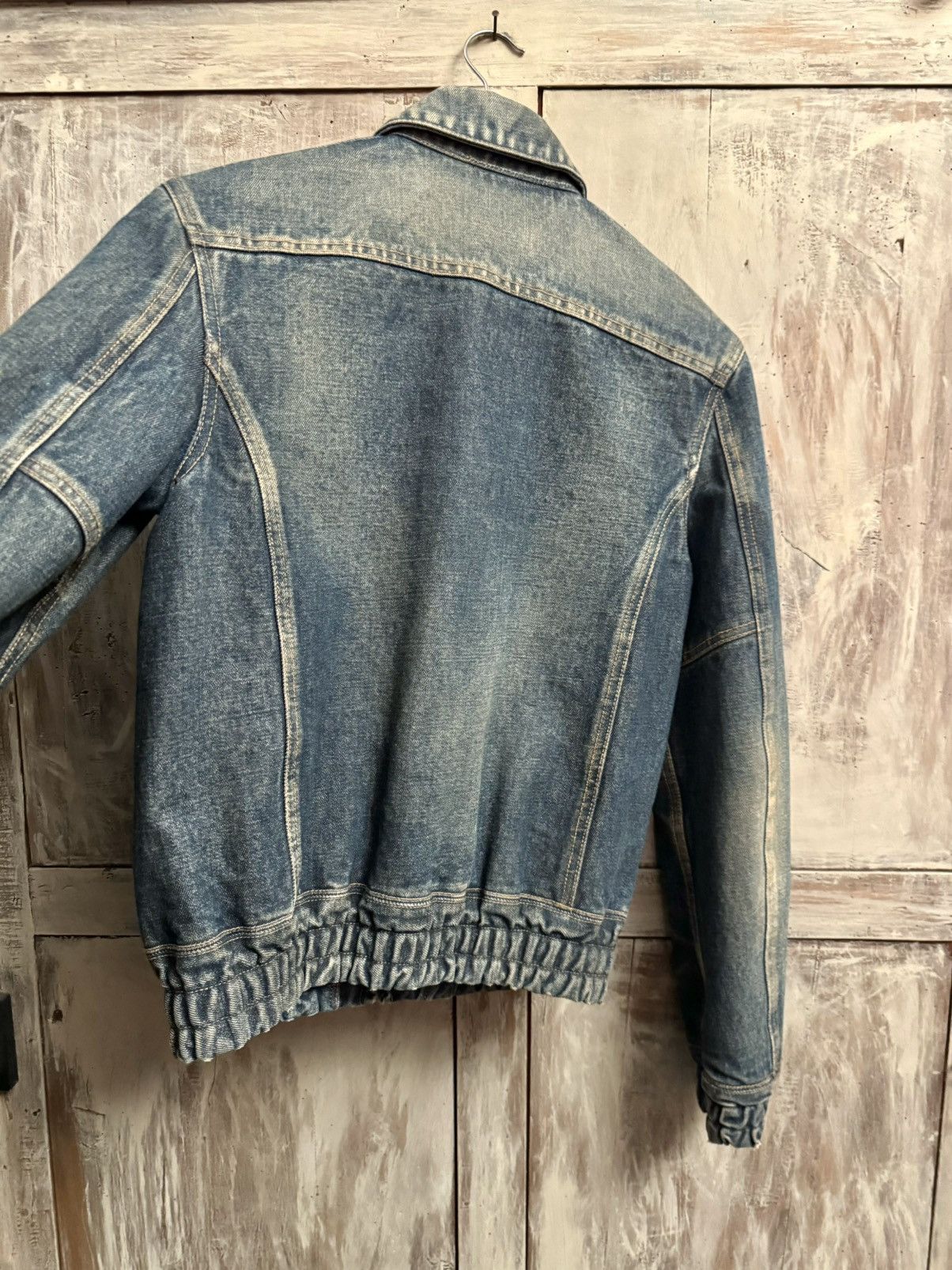 Yves Saint Laurent Saint Laurent heavy denim bomber 2020 XS men Size US XS / EU 42 / 0 - 10 Thumbnail