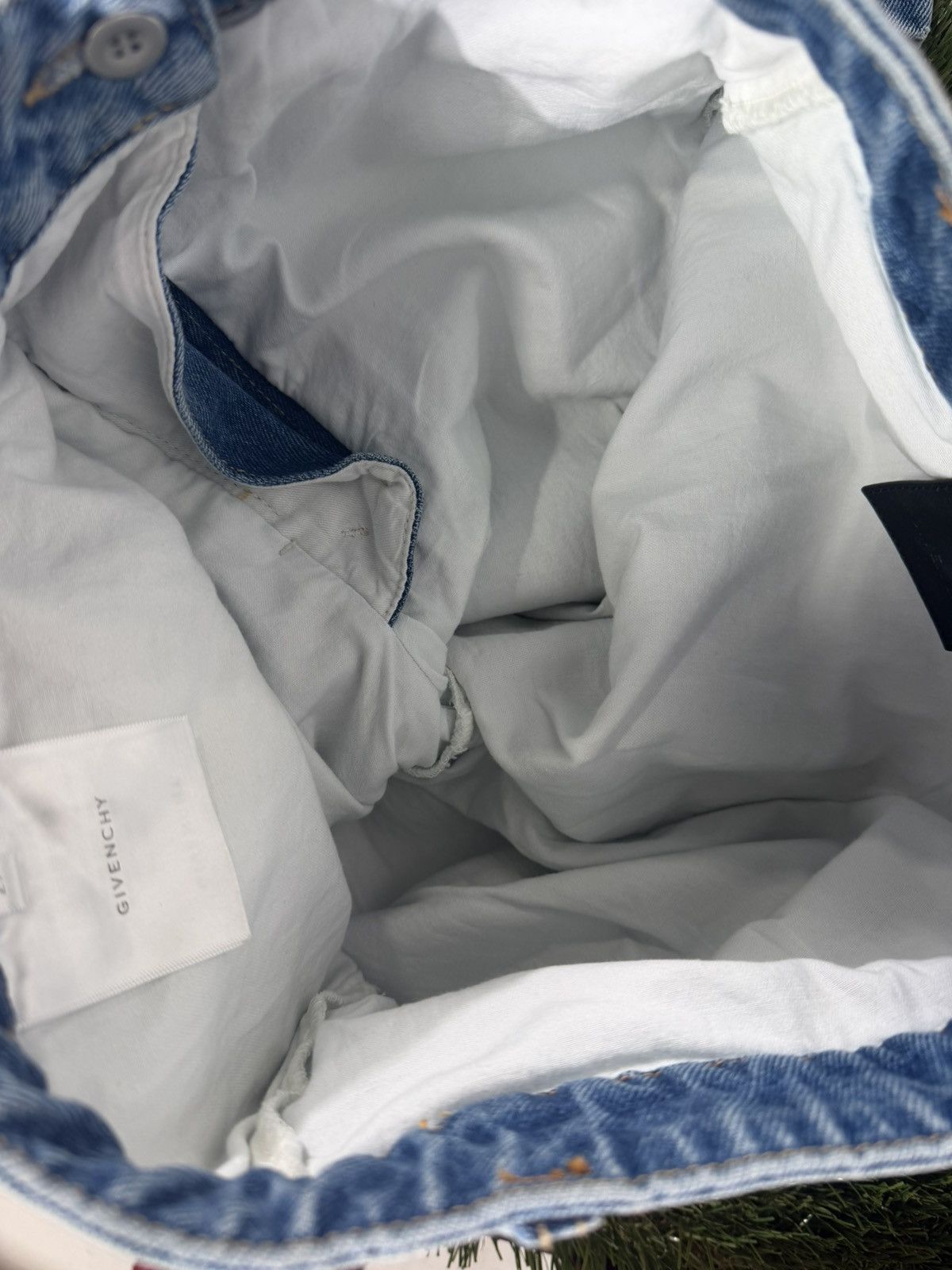 Givenchy Givenchy Distressed Panel Jeans Size 29" - 11 Thumbnail