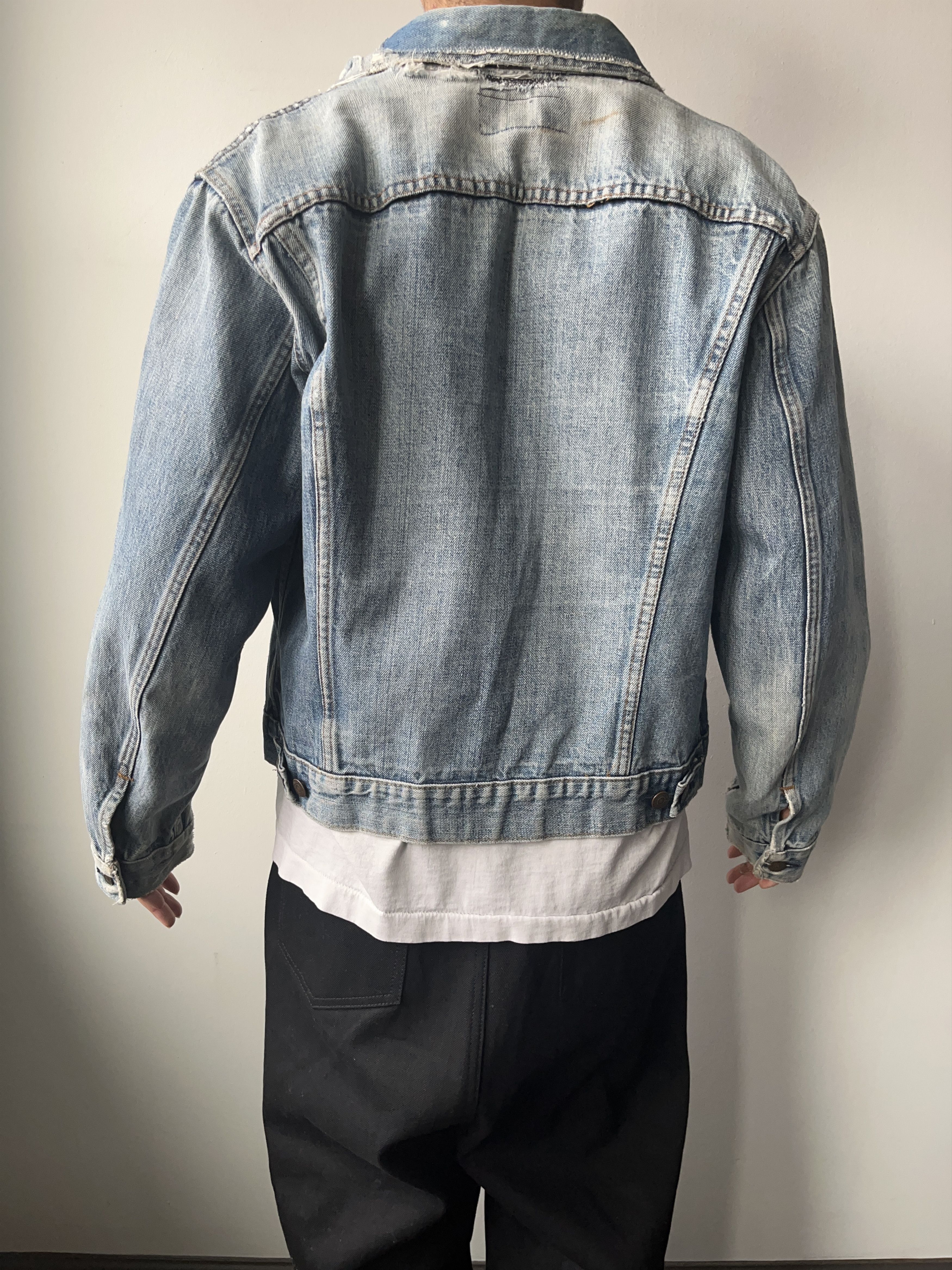 Levi's × Levi's Vintage Clothing Repaired Vintage Levi’s Denim Jacket Thrashed Size US M / EU 48-50 / 2 - 2 Thumbnail