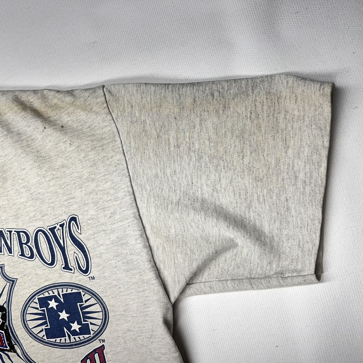 Nutmeg × Vintage VTG Dallas Cowboys Tee Shirt Grey Champion Rose Bowl 90s Size US L / EU 52-54 / 3 - 11 Thumbnail