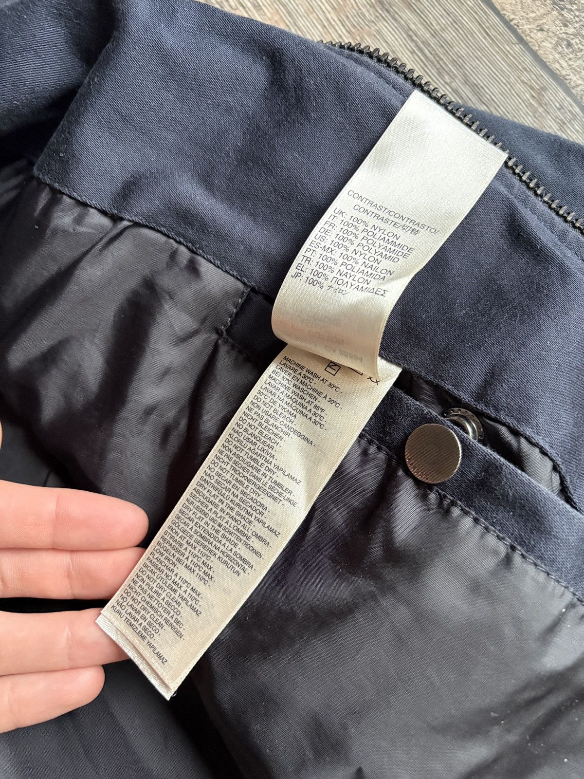 Diesel Diesel Moto Zip Avant Garde Men's Blue Bomber Jacket Size S Size US S / EU 44-46 / 1 - 12 Thumbnail