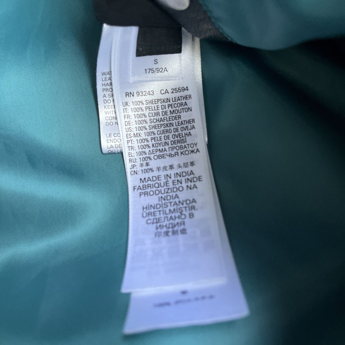 Diesel Diesel L-SHIRO-WH Racer Leather Jacket S (Zara, Dsquared2) Size US S / EU 44-46 / 1 - 4 Thumbnail