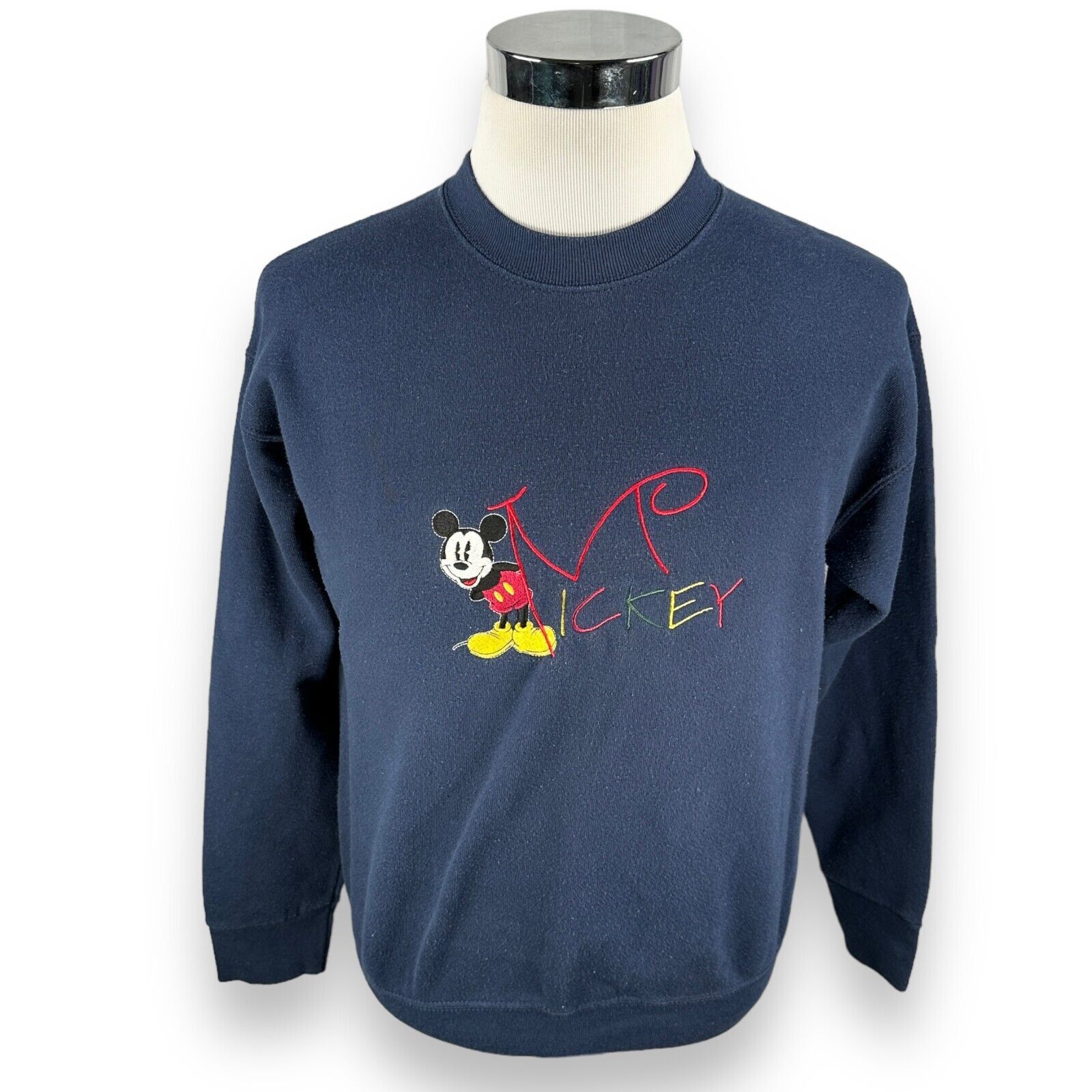 Disney Vintage Disney Sweatshirt Medium Blue Mickey Mouse USA 90s Size US M / EU 48-50 / 2 - 1 Thumbnail