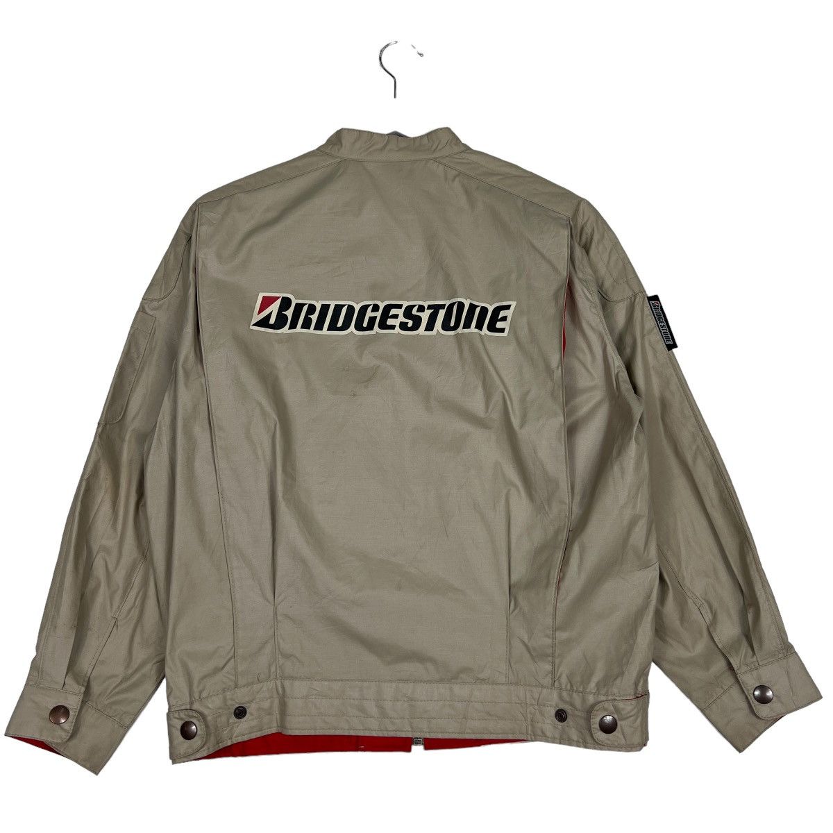 Japanese Brand 🔥 VINTAGE BRIDGESTONE STAFF RACING JACKET Size US M / EU 48-50 / 2 - 8 Thumbnail