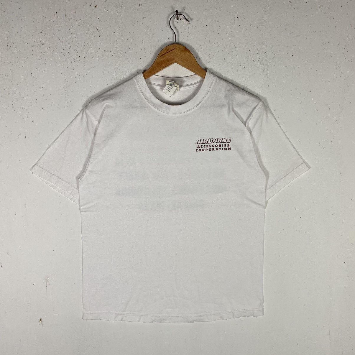 Buzz Rickson's × Japanese Brand × Toyo Enterprises BUZZ RICKSON AIRBORNE ACCESSORIES CORPORATION TEE Size US S / EU 44-46 / 1 - 4 Thumbnail