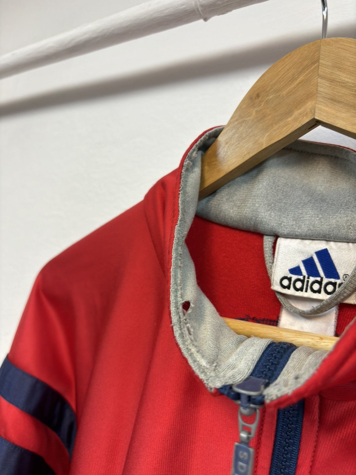 Adidas × Vintage Rare Retro 90’s Adidas Vintage Zip Anorak Jacket Boxy Rap Size US XL / EU 56 / 4 - 6 Thumbnail