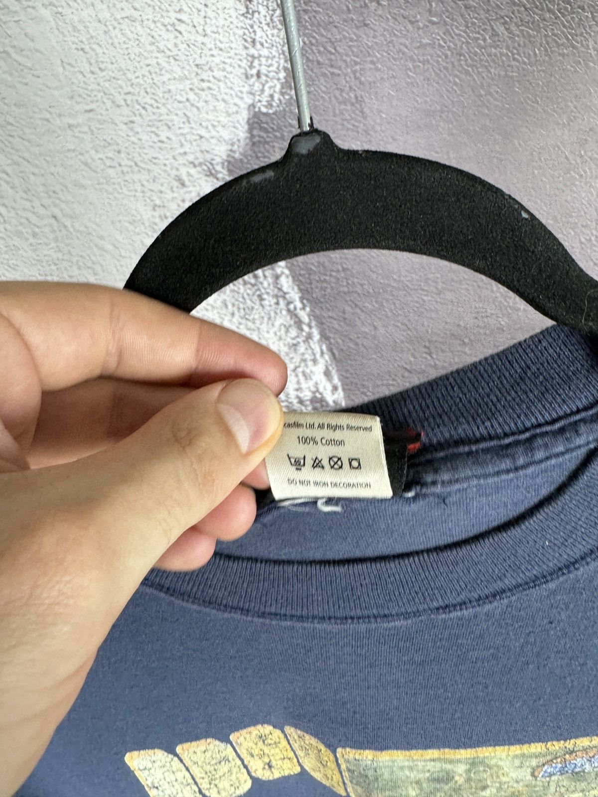 Star Wars STAR WARS POD RACING Vintage LOGO BLUE Tee distressed Size US L / EU 52-54 / 3 - 13 Thumbnail