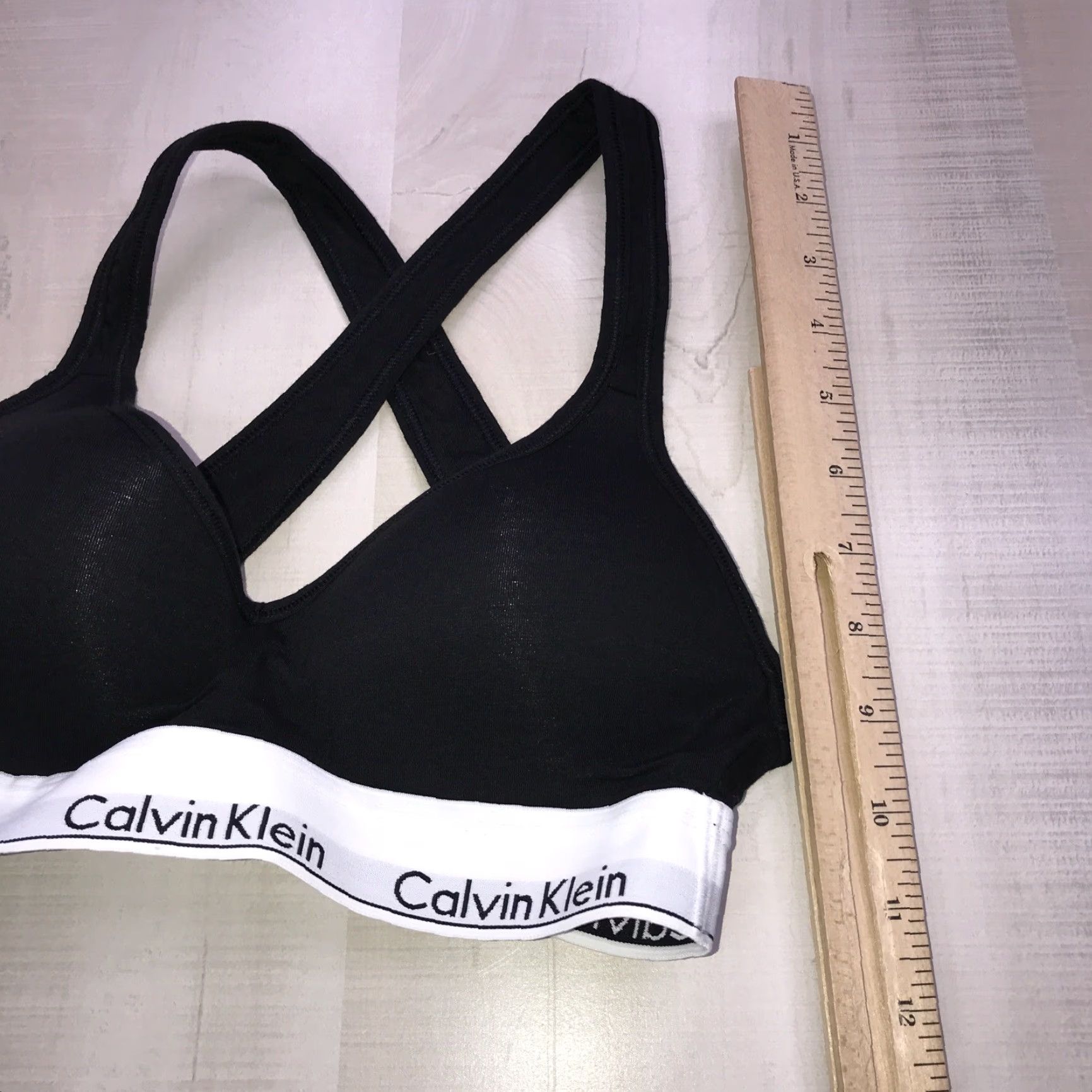 Calvin Klein calvin klein Sports Bra Band Logo Padded EUC Women S Multicolor Activewear Shirt/Top Size ONE SIZE - 6 Thumbnail