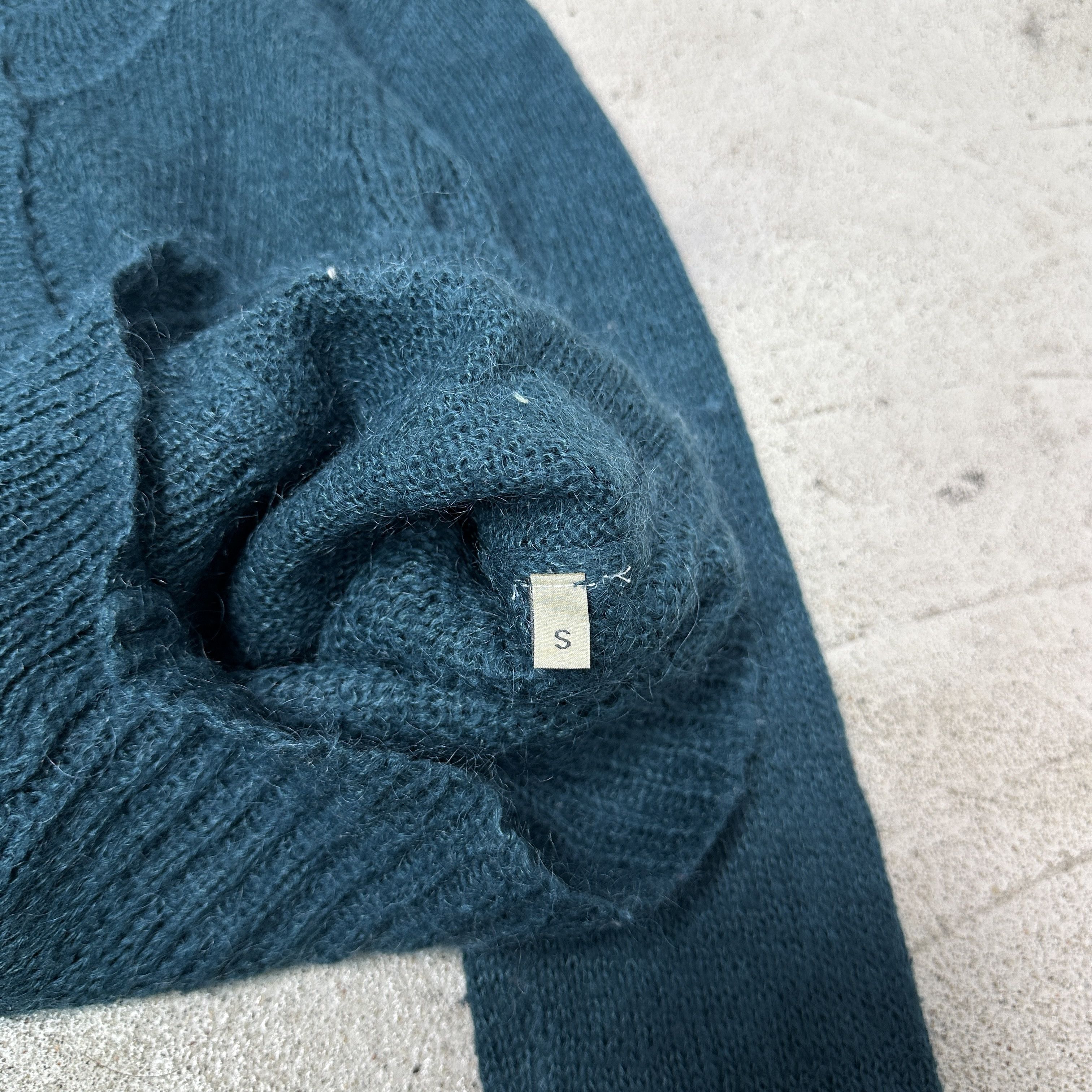 Vintage Vintage Knitted Emerland Green Intimissimi Cardigan Y2K Size S / US 4 / IT 40 - 4 Thumbnail