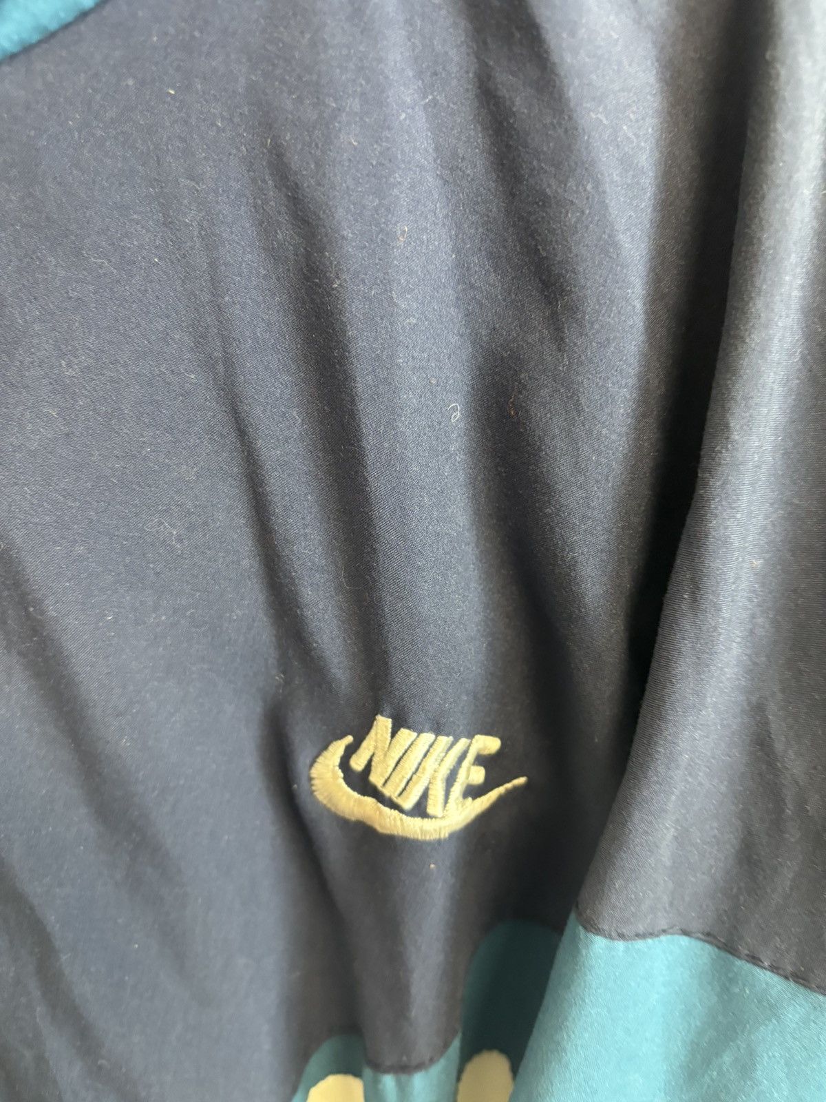 Nike × Vintage Vintage Nike Track Jacket Nylon Swoosh 90s Size US L / EU 52-54 / 3 - 5 Thumbnail