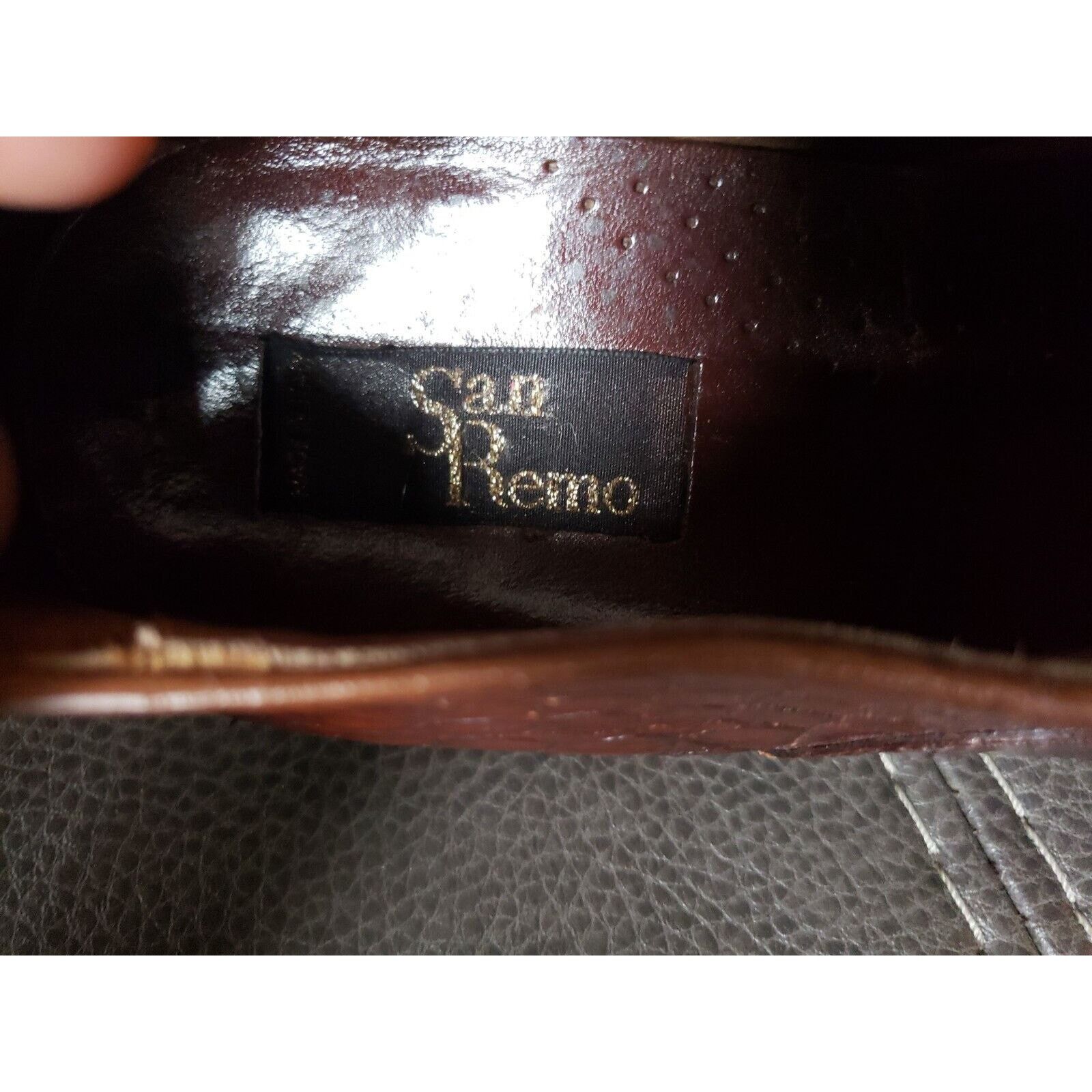 Other San Remo Mens Brown Dress Shoes Size 8.5 Size US 8.5 / EU 41-42 - 7 Thumbnail