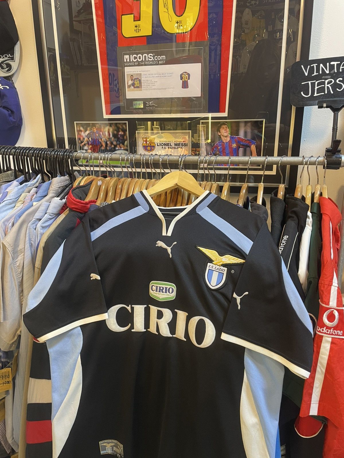Puma Vintage 1998-1999 SS Lazio Away Kit Size US L / EU 52-54 / 3 - 2 Thumbnail