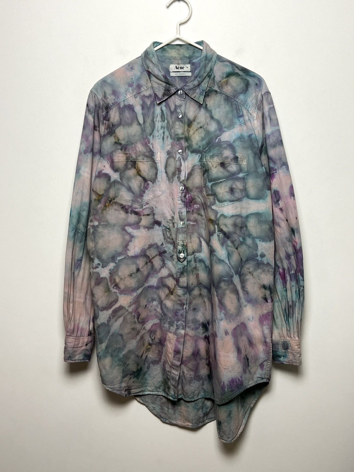 Acne Studios acne vintage travis plaid flannel shirt tie dye y2k Size US S / EU 44-46 / 1 - 1 Thumbnail