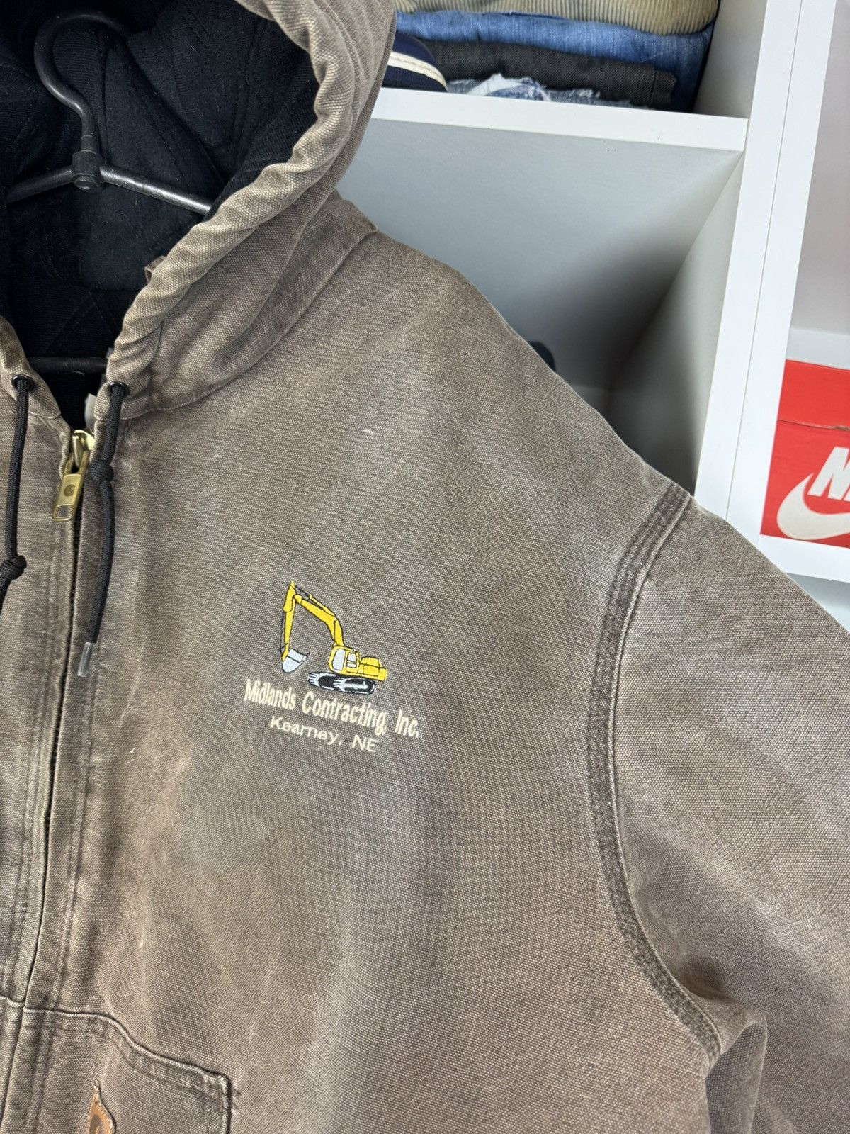 Carhartt Vintage Carhartt J130 CHT Active Jacket Faded Canvas Size US XXL / EU 58 / 5 - 4 Thumbnail