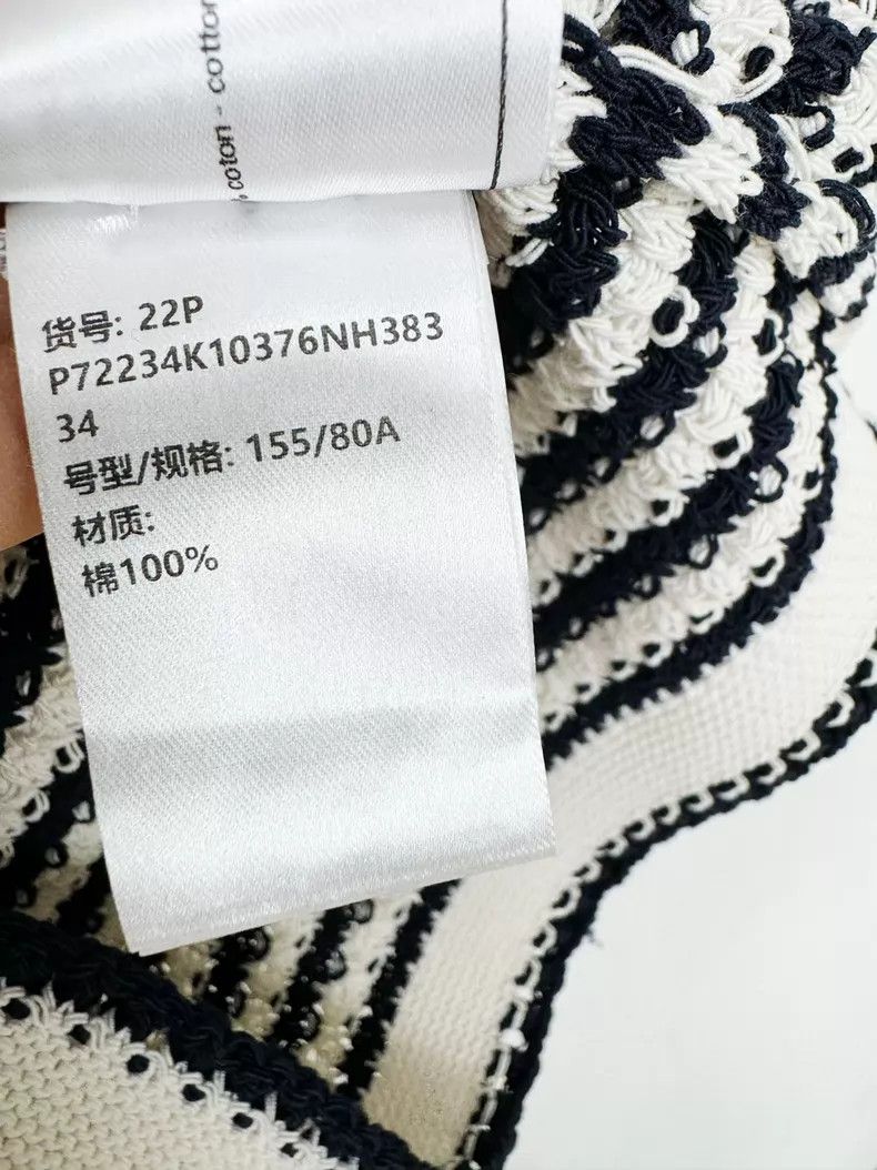 Chanel Chanel Black and white striped vest Size XXS / US 00 / IT 34 - 5 Thumbnail