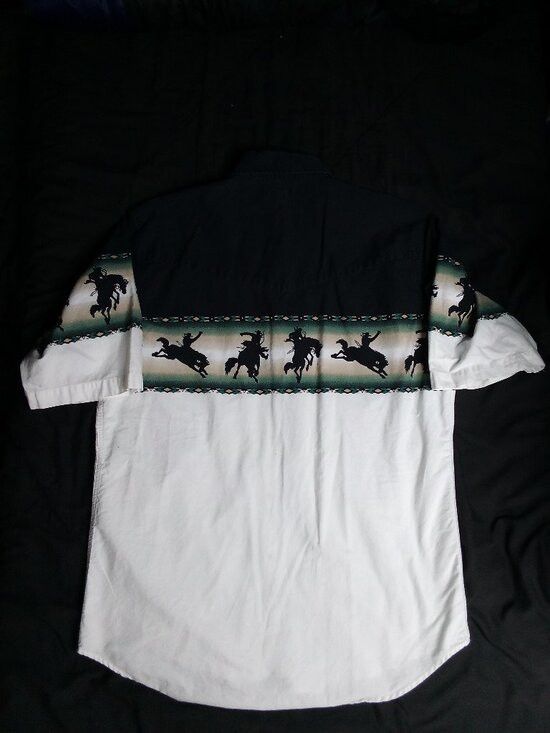 Other Vintage Express Rider Cowboys Horseback Button Shirt Size US L / EU 52-54 / 3 - 5 Thumbnail