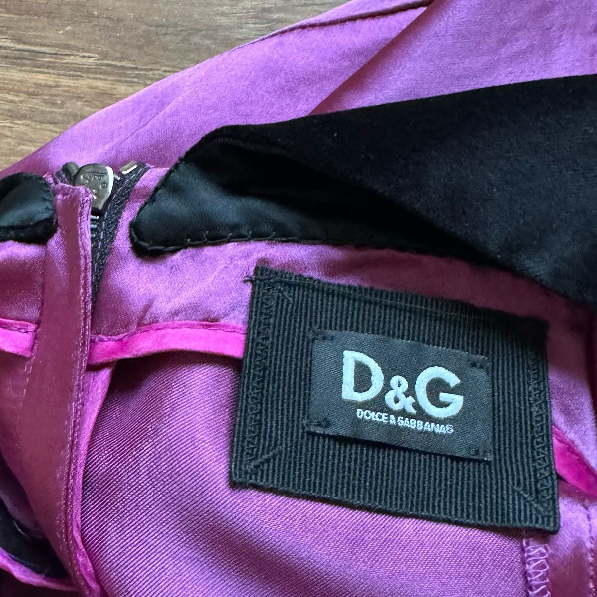 Dolce & Gabbana D&G Dolce & Gabbana Dress Women’s Purple Acetate Sleeveless Size M / US 6-8 / IT 42-44 - 5 Thumbnail