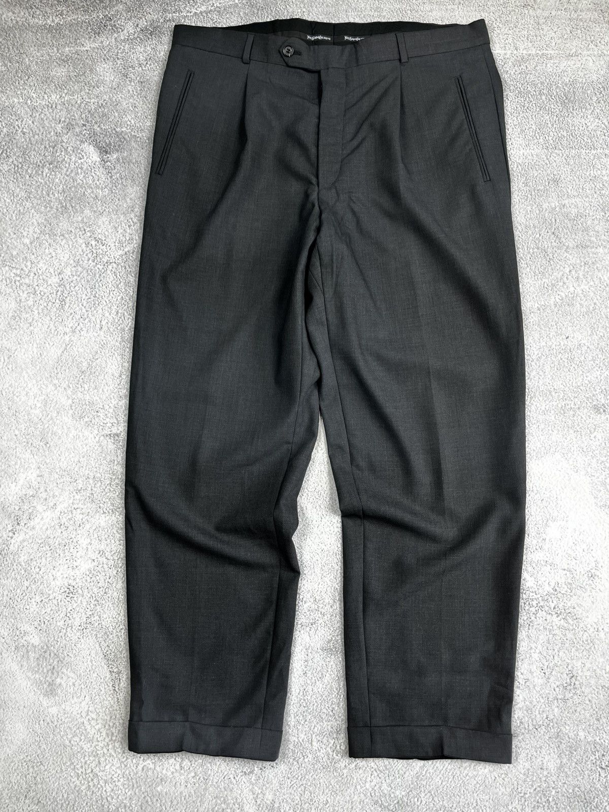 Saint Laurent Paris YSL vintage pants 90s Size US 32 / EU 48 - 1 Thumbnail