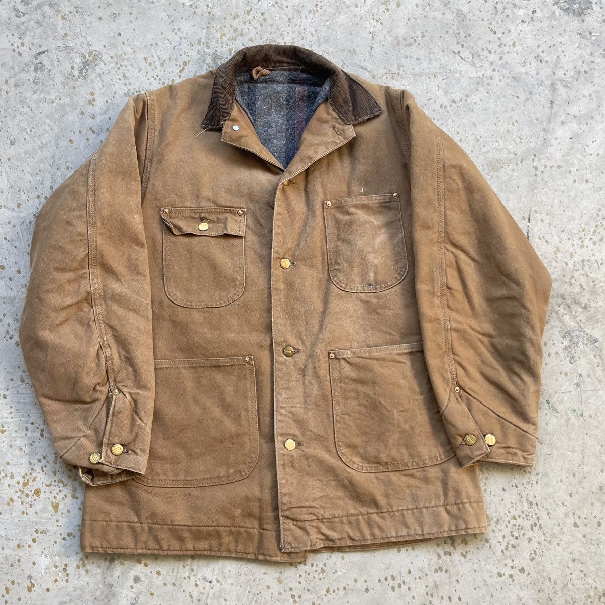 Carhartt Vintage 70s brown Carhartt chore jacket Size US XL / EU 56 / 4 - 4 Thumbnail