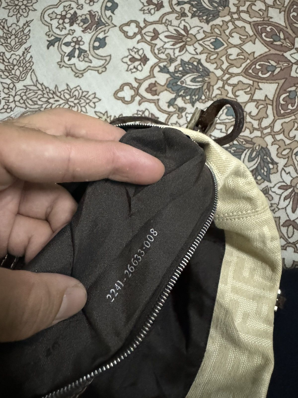 Fendi FENDI ZUCCA MONOGRAM CANVAS TOTE BAG Size ONE SIZE - 11 Thumbnail