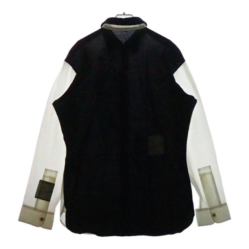 yohji yamamoto pour homme/16SS 3-piece collar printed shirt