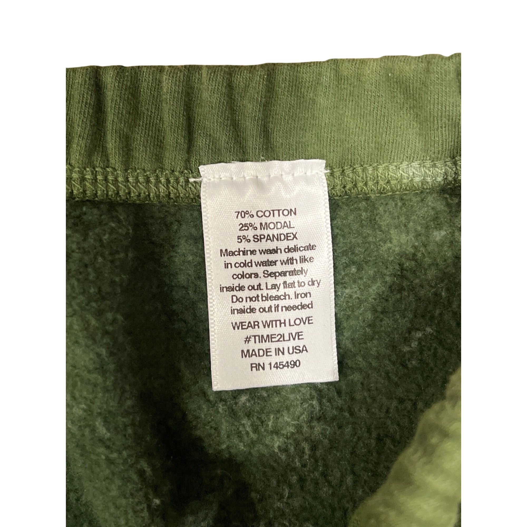 Other Electric & Rose Siesta Tie-Dye Sweatpants Fade Olive/Chartre Size 31" - 6 Thumbnail