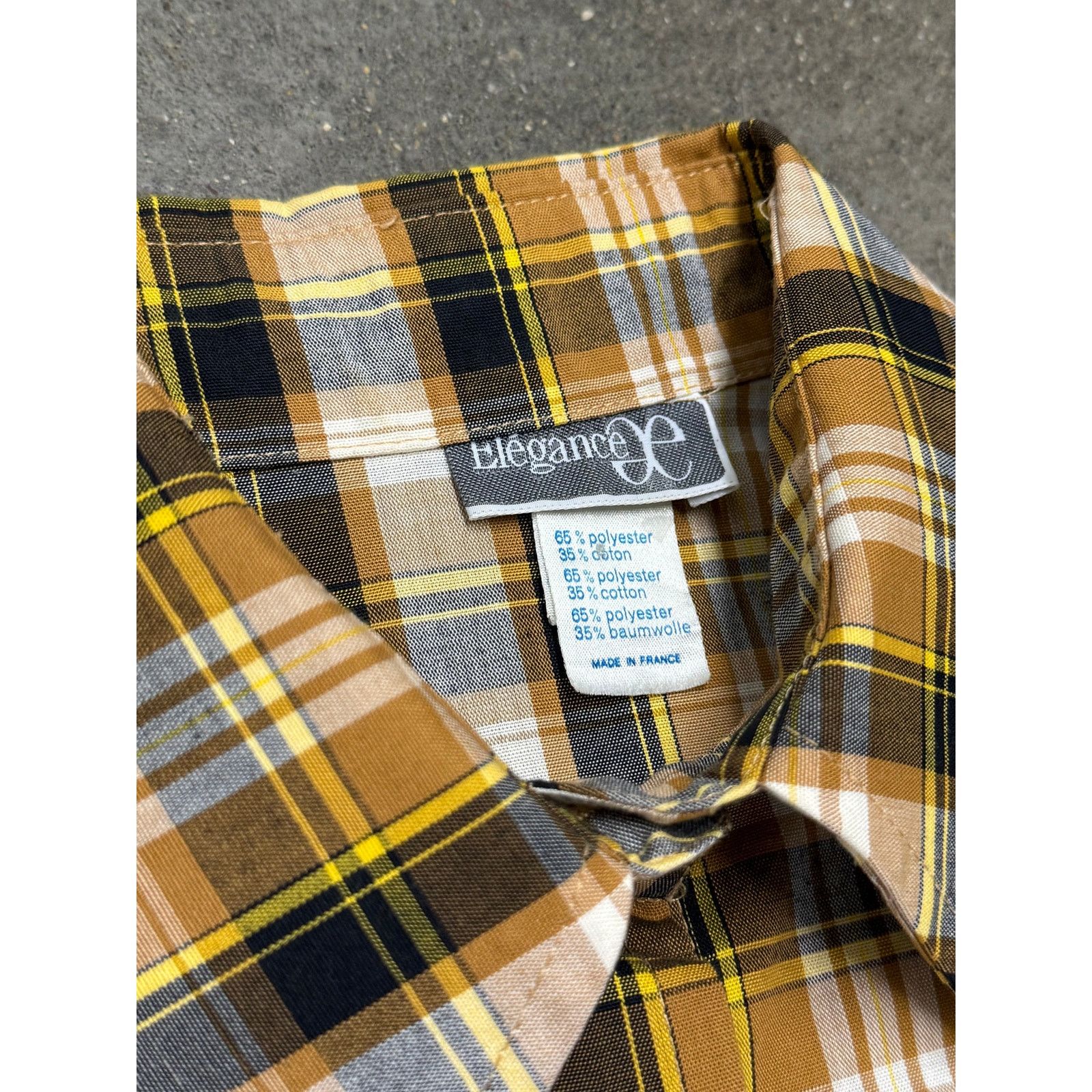 Vintage Vintage Women’s Plaid Button-Up Blouse w/ Matching Side Bag Size M / US 6-8 / IT 42-44 - 4 Thumbnail