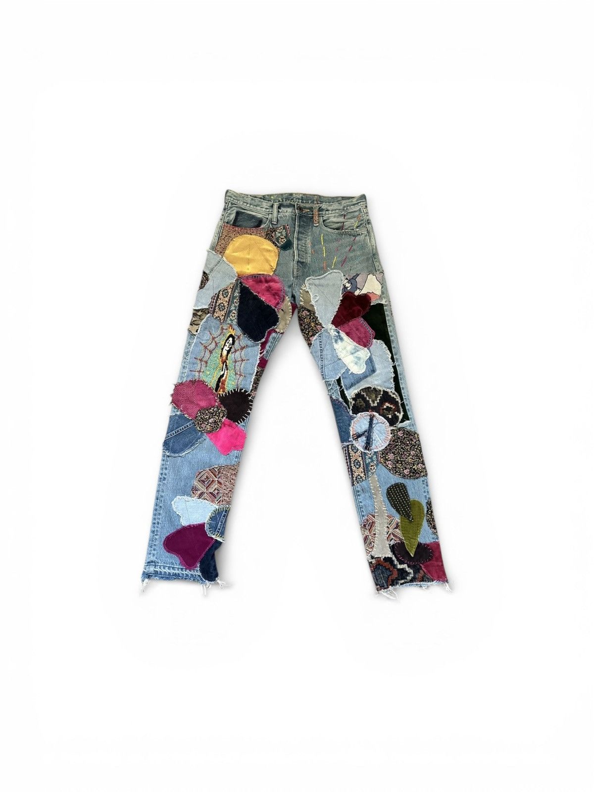Kapital Kapital Patchwork Denim Jeans Size US 32 / EU 48 - 1 Thumbnail