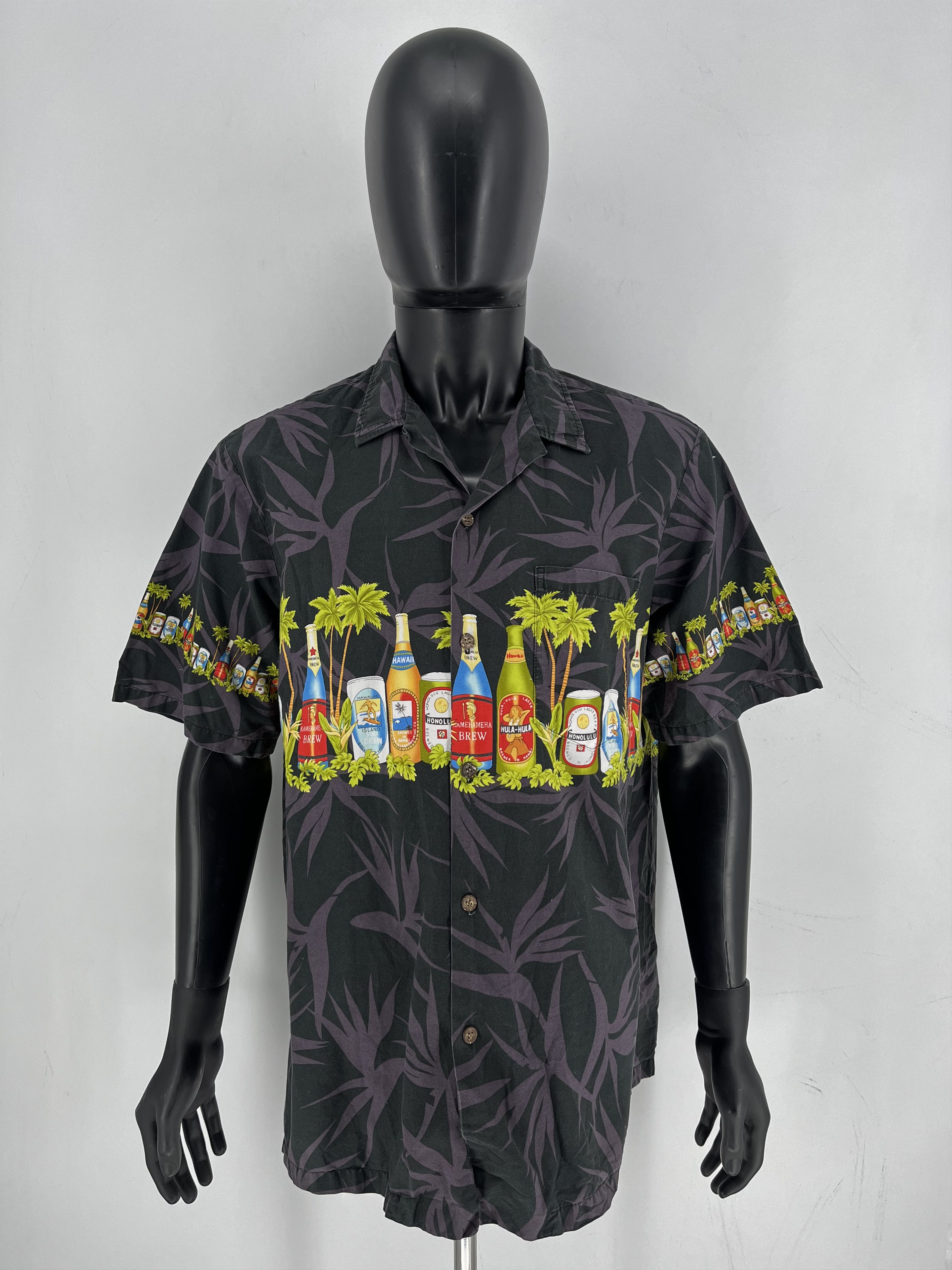 Vintage Vintage RJC Hawaii Made Cotton Hawaiian Camp Collar Shirt Size US XL / EU 56 / 4 - 3 Thumbnail