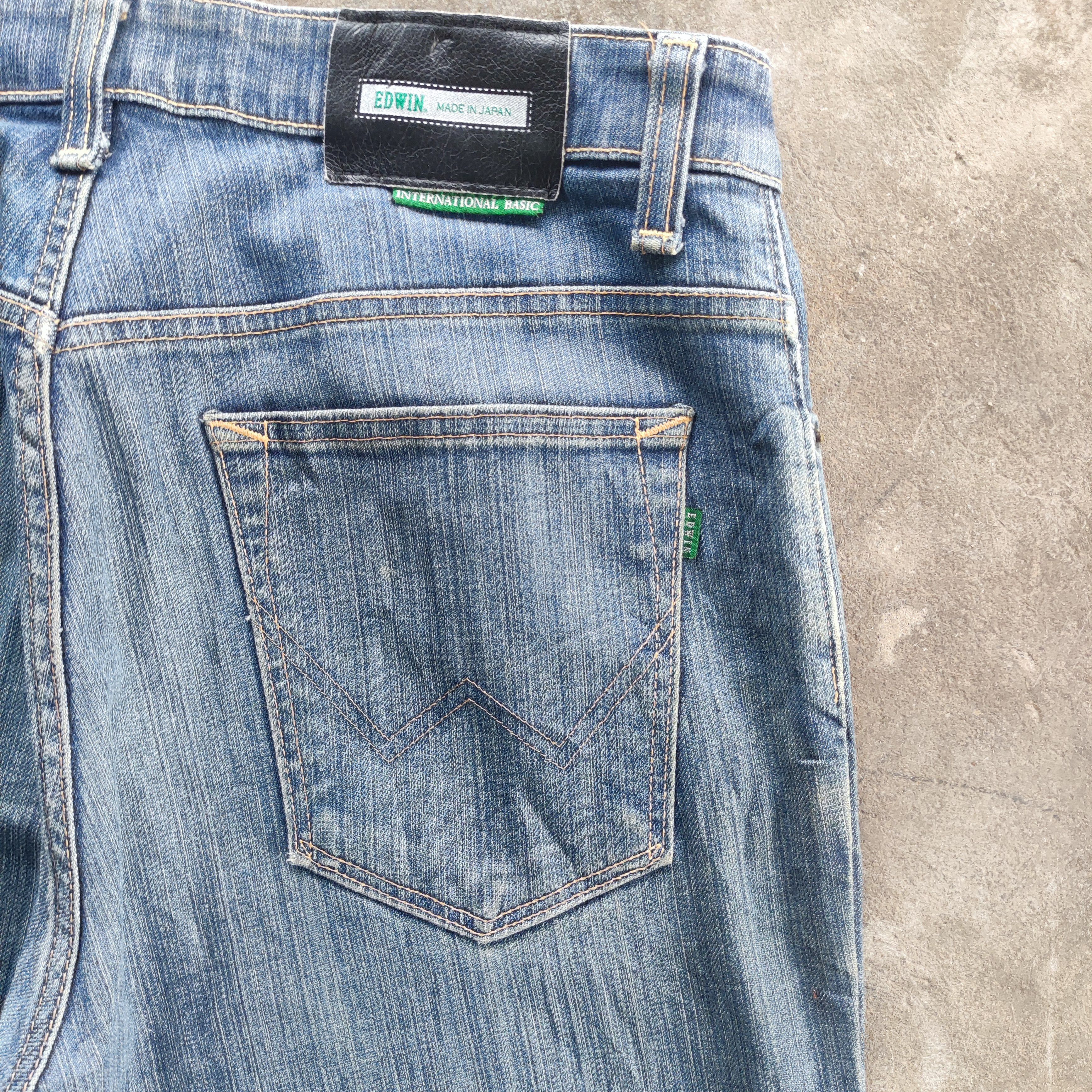 Edwin Vintage Edwin Brand Straight Cut Jeans Faded Ripped Pants Size US 34 / EU 50 - 12 Thumbnail