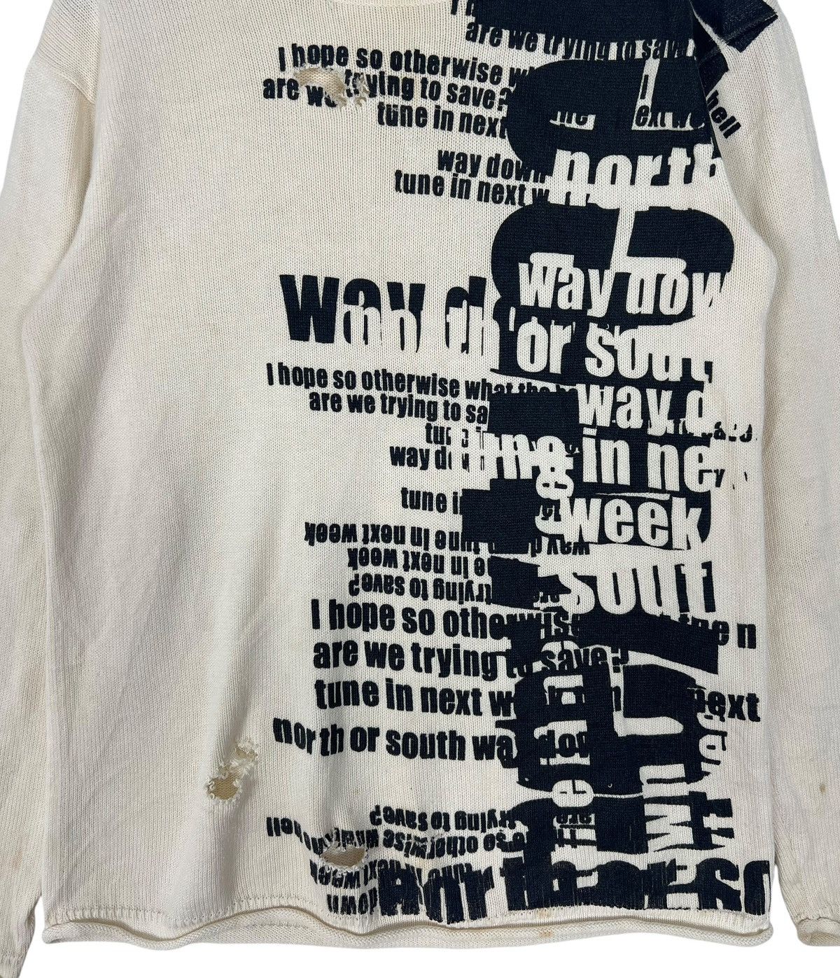 14th Addiction Distressed Spinash Punk Knit Size US M / EU 48-50 / 2 - 6 Thumbnail