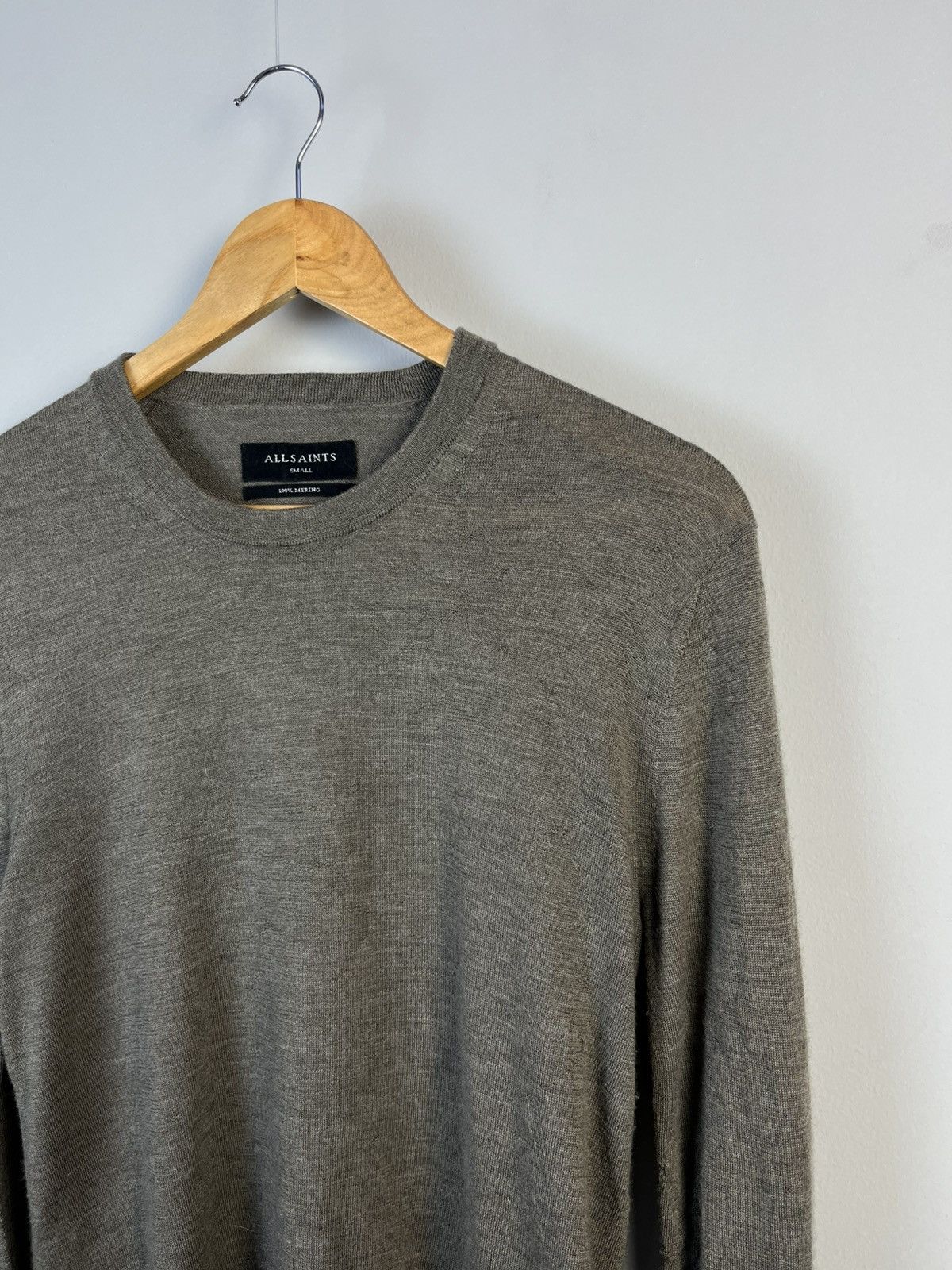 Allsaints Allsaints Lang Merino Wool Crew Neck Sweater Pullover Size US S / EU 44-46 / 1 - 3 Thumbnail