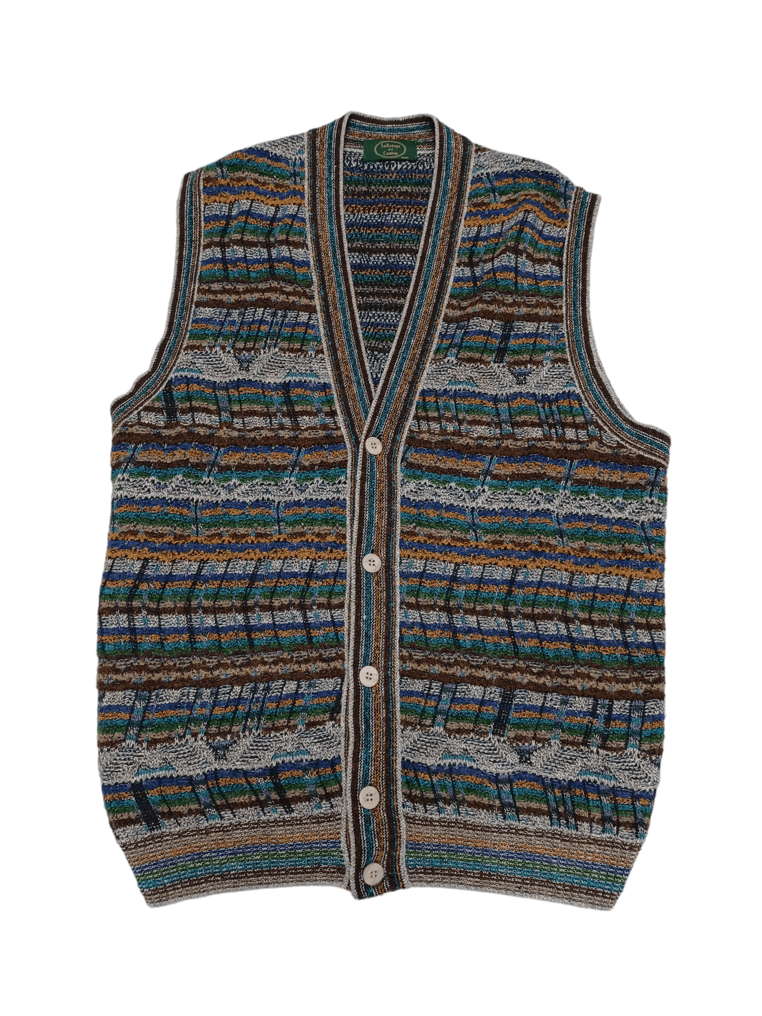 Other 90S MADE IN ITALY VINTAGE WOOL COOGI STYLE VEST Size US M / EU 48-50 / 2 - 1 Thumbnail